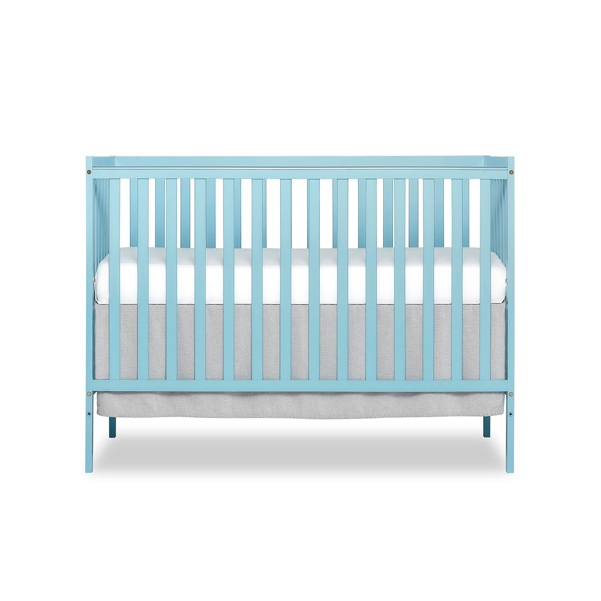 Me Synergy 5-In-1 Convertible Crib In Aqua Sky, Greenguard Gold Certified