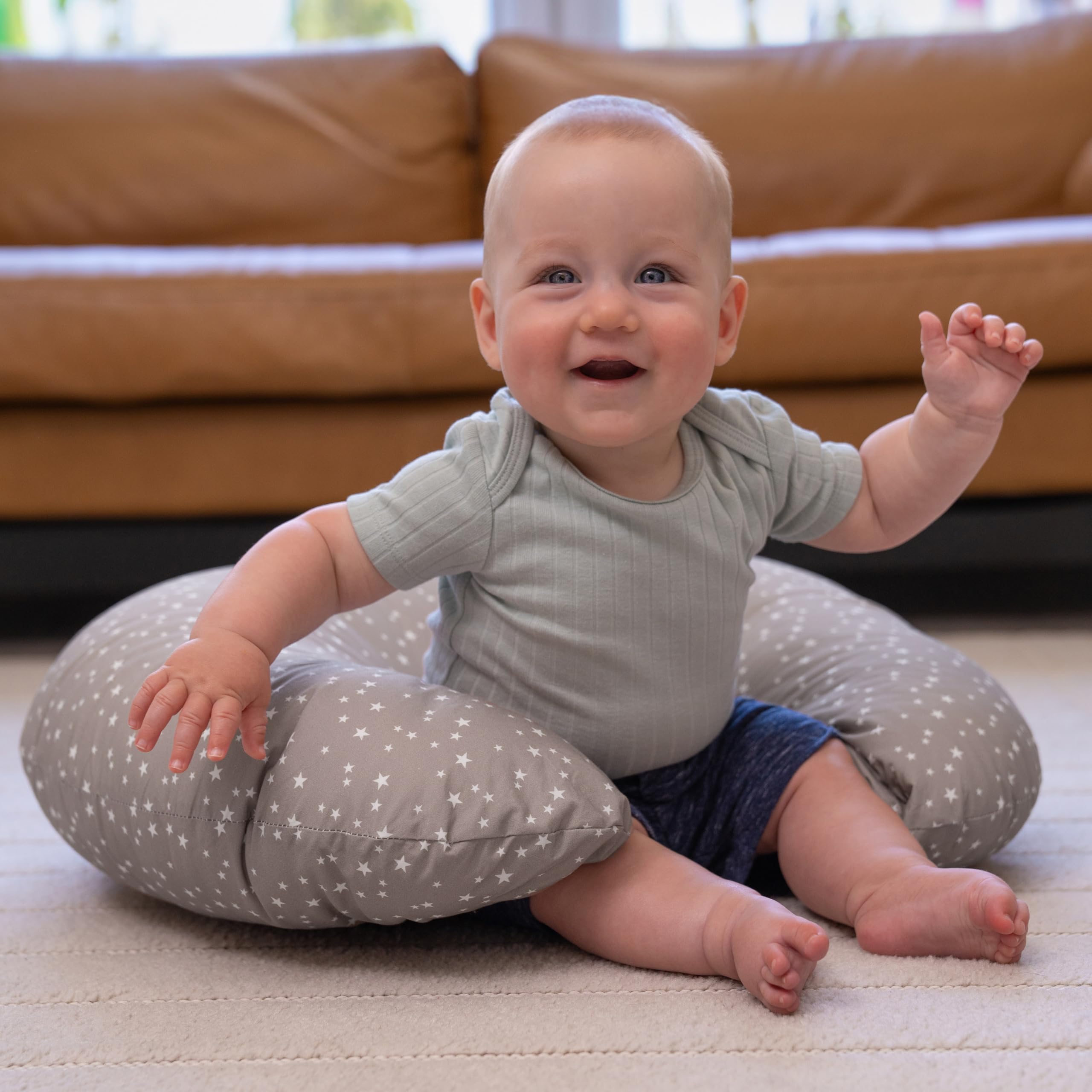 Organics Nursing Pillow with Lumbar Support - Ergonomic Desig