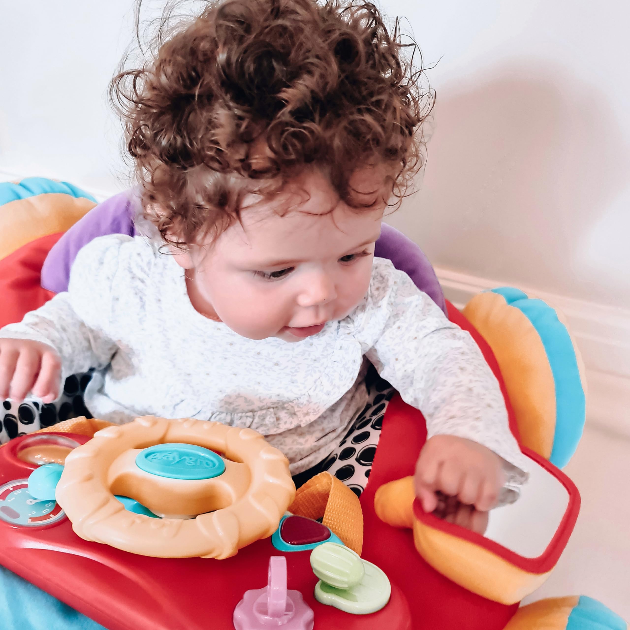 Music and Lights Comfy Car for Babies 6+ Months - Interactive Toddler