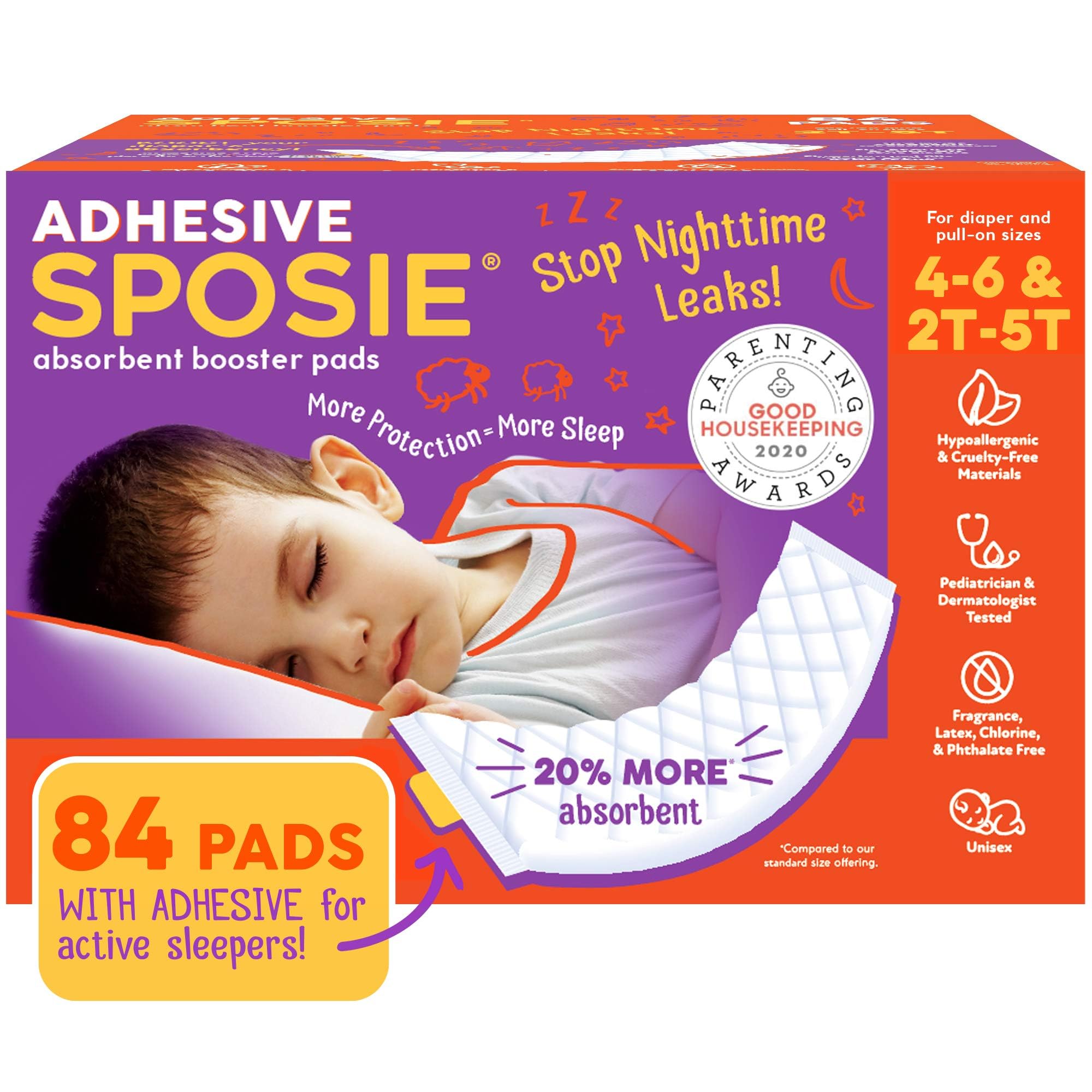 Diaper Booster Pads | Stop Leaks in Baby Overnight, Nighttime Diapers | Disposable