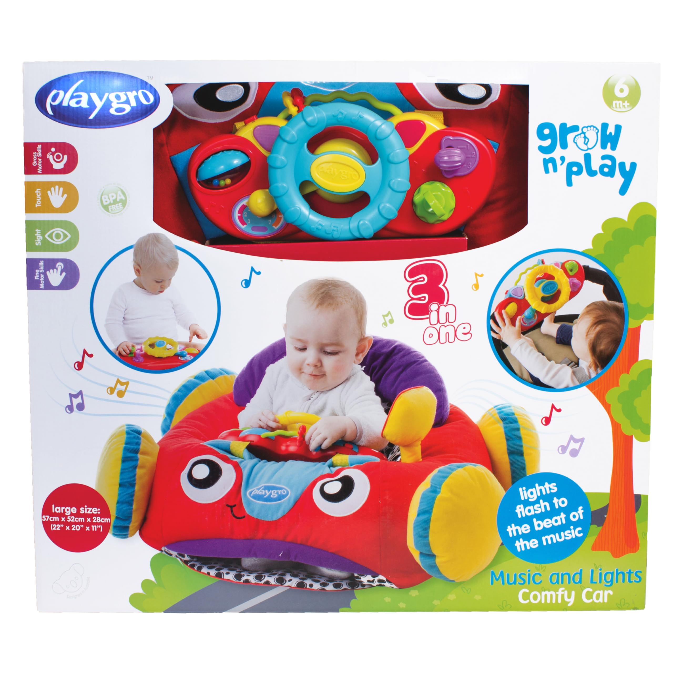 Music and Lights Interactive Ride-On Car