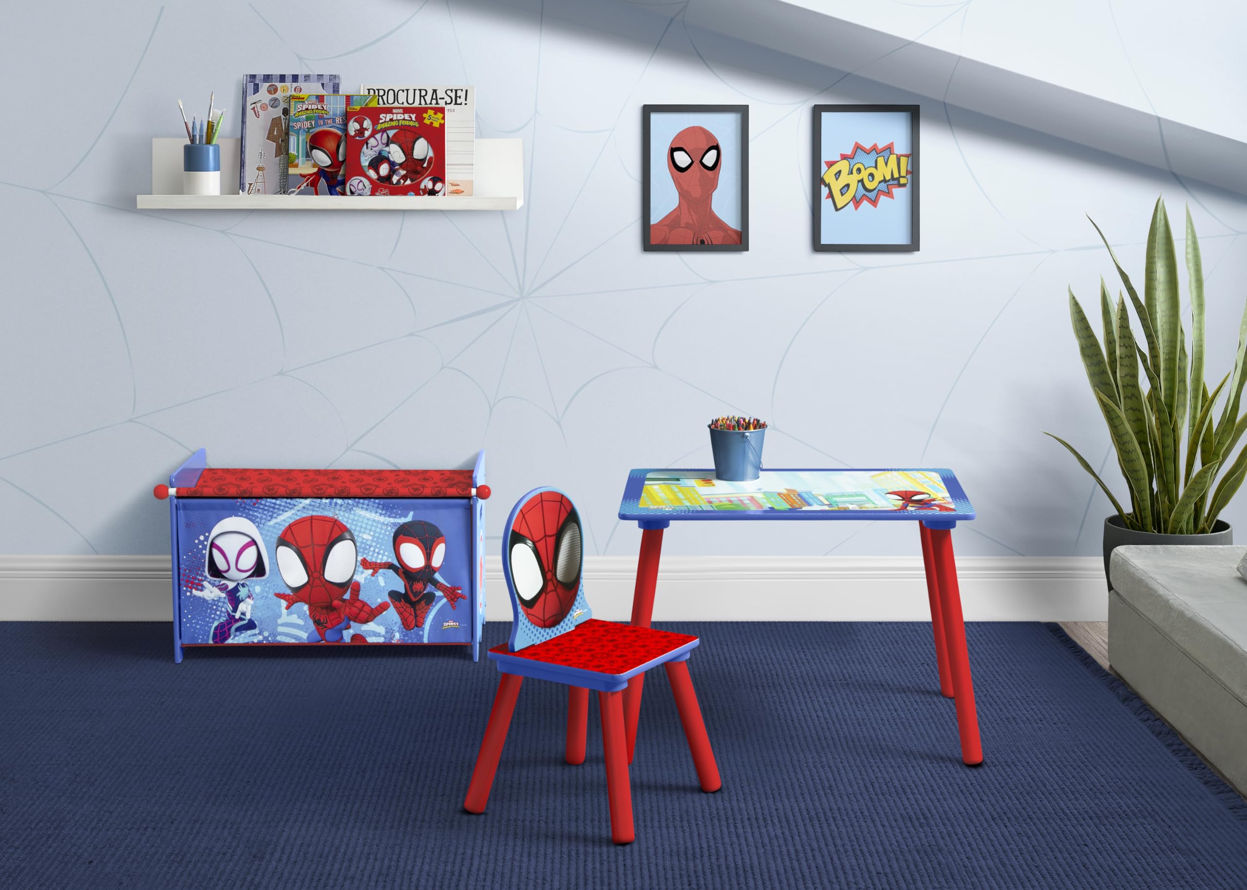 Marvel Spidey and His Amazing Friends 3-Piece Toddler Playroom Set