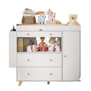 Nursery Dresser with Baby Changing Table