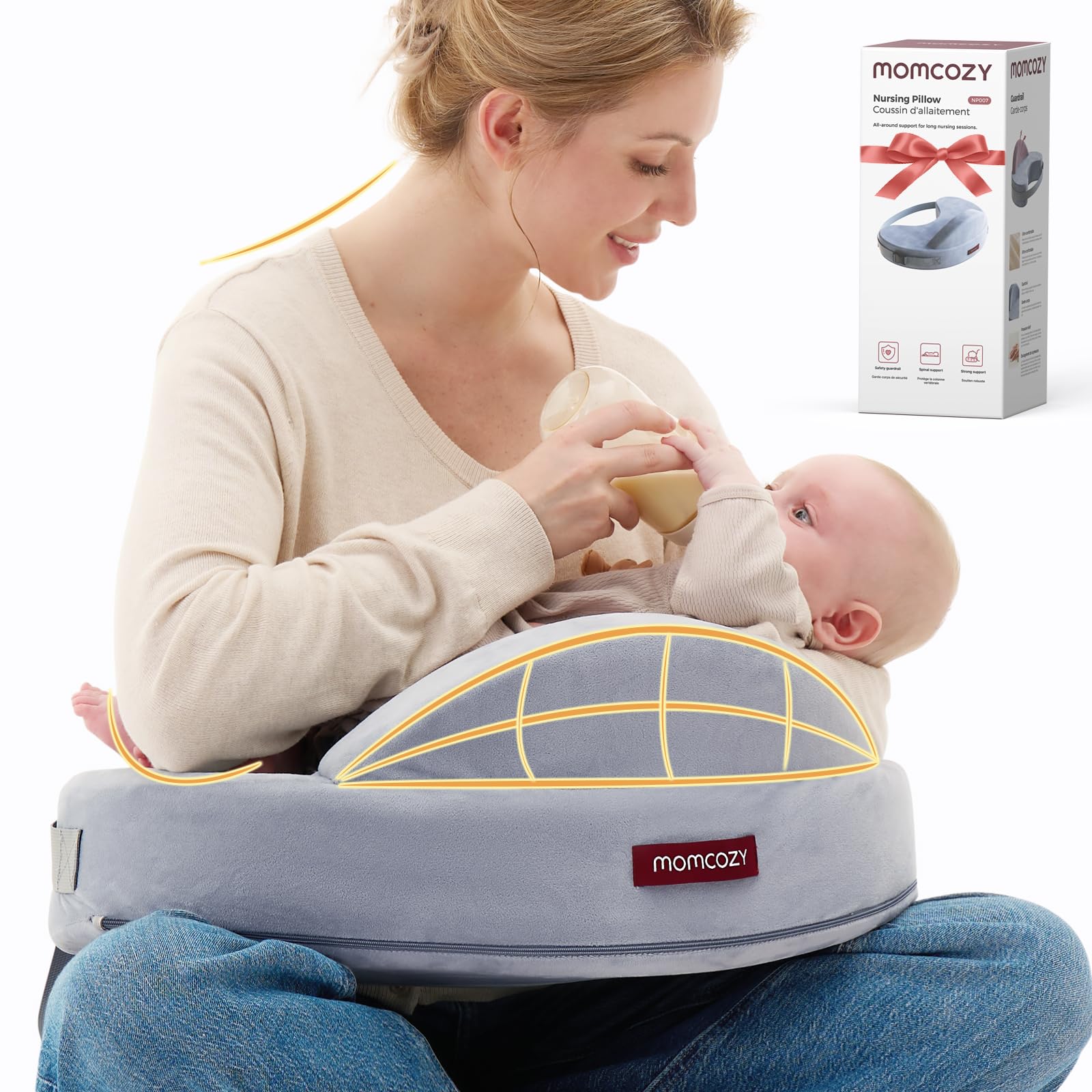 Exclusive Memory Foam Nursing Pillow - Pioneering Safety Fence