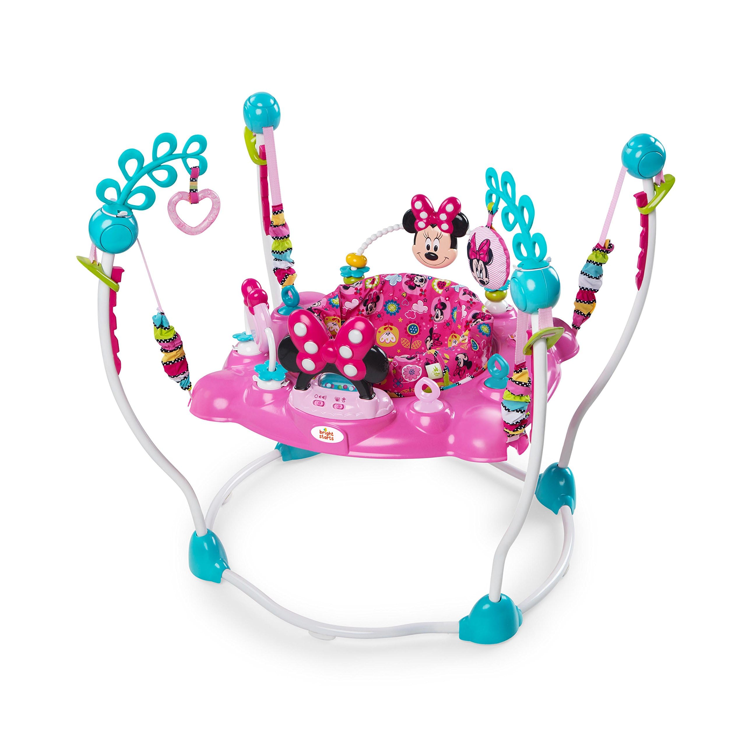 Disney Baby MINNIE MOUSE PeekABoo Baby Activity Center Jumper with 8 Toys