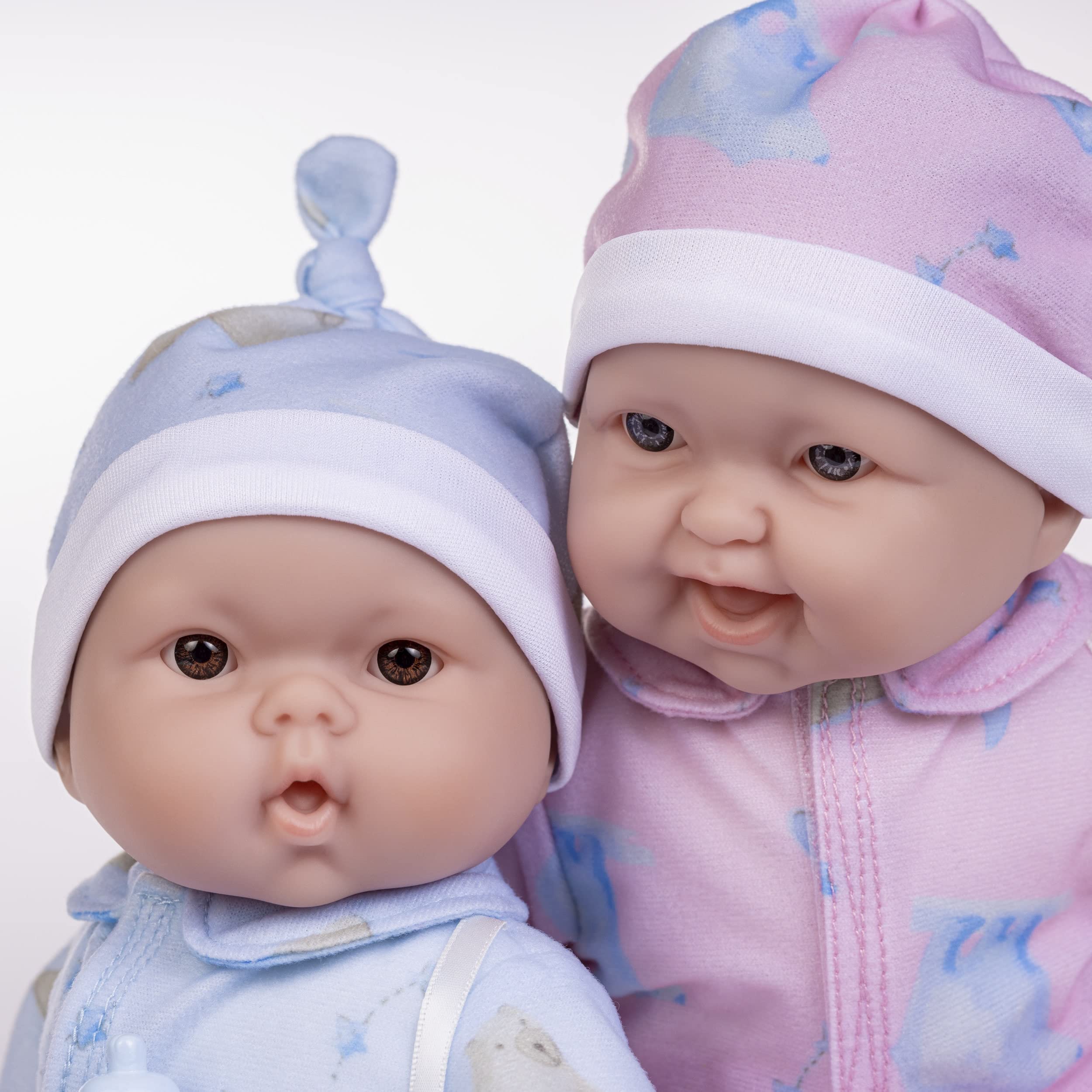 Twins 13" Realistic Soft Body Baby Dolls Berenguer Boutique | Twins Gift Set