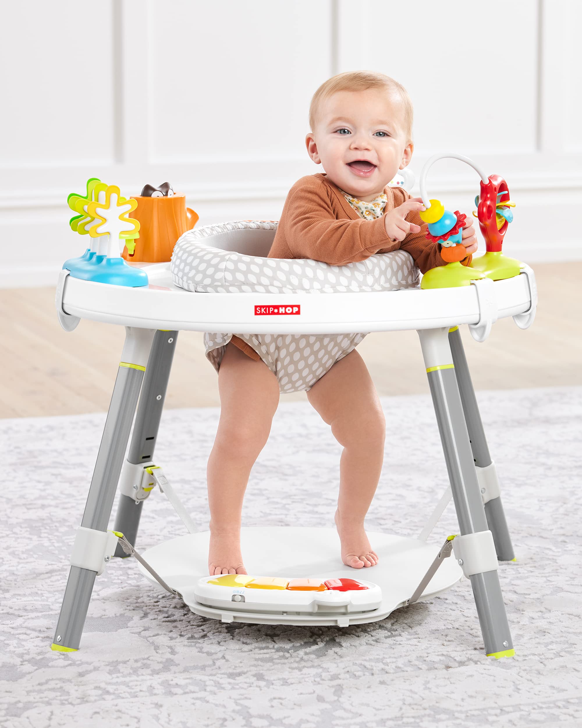 3-Stage Baby Activity Center with Interactive Play Features