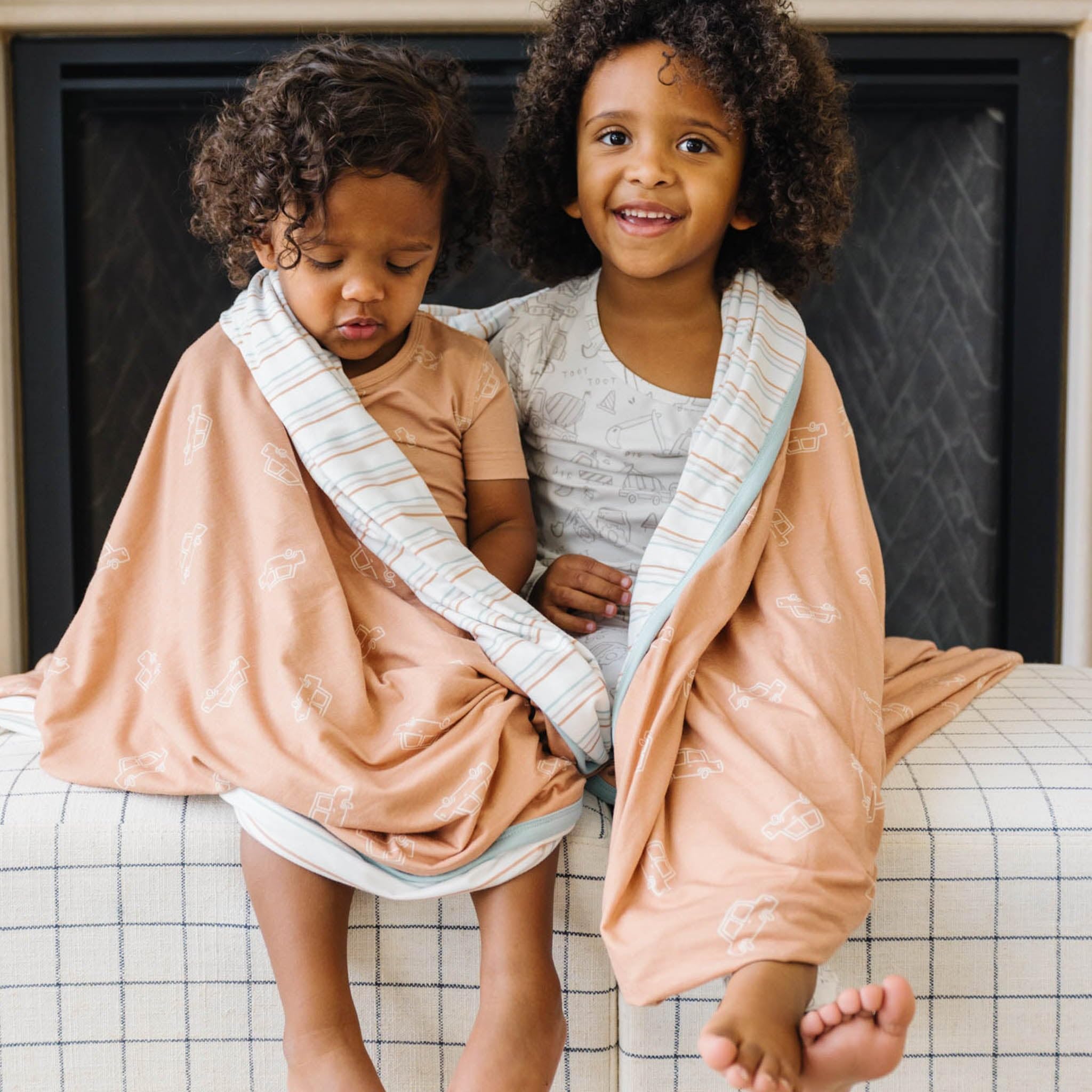 Jumbo Premium Knit 3 Layer Stretchy Throw Blanket Cooper
