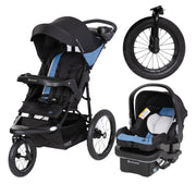 Zero Flat Jogger Travel System with LED Lights, Dash Blue