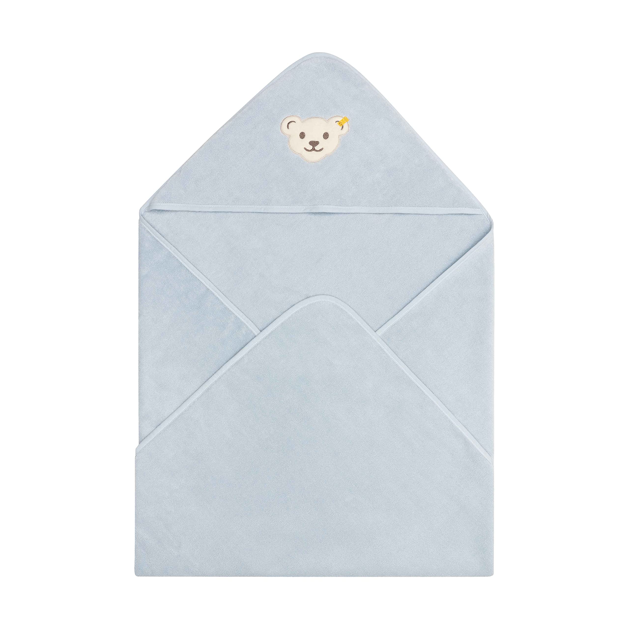 Mini Basic Hooded Bath Towel for Kids, Celestial Blue, One size