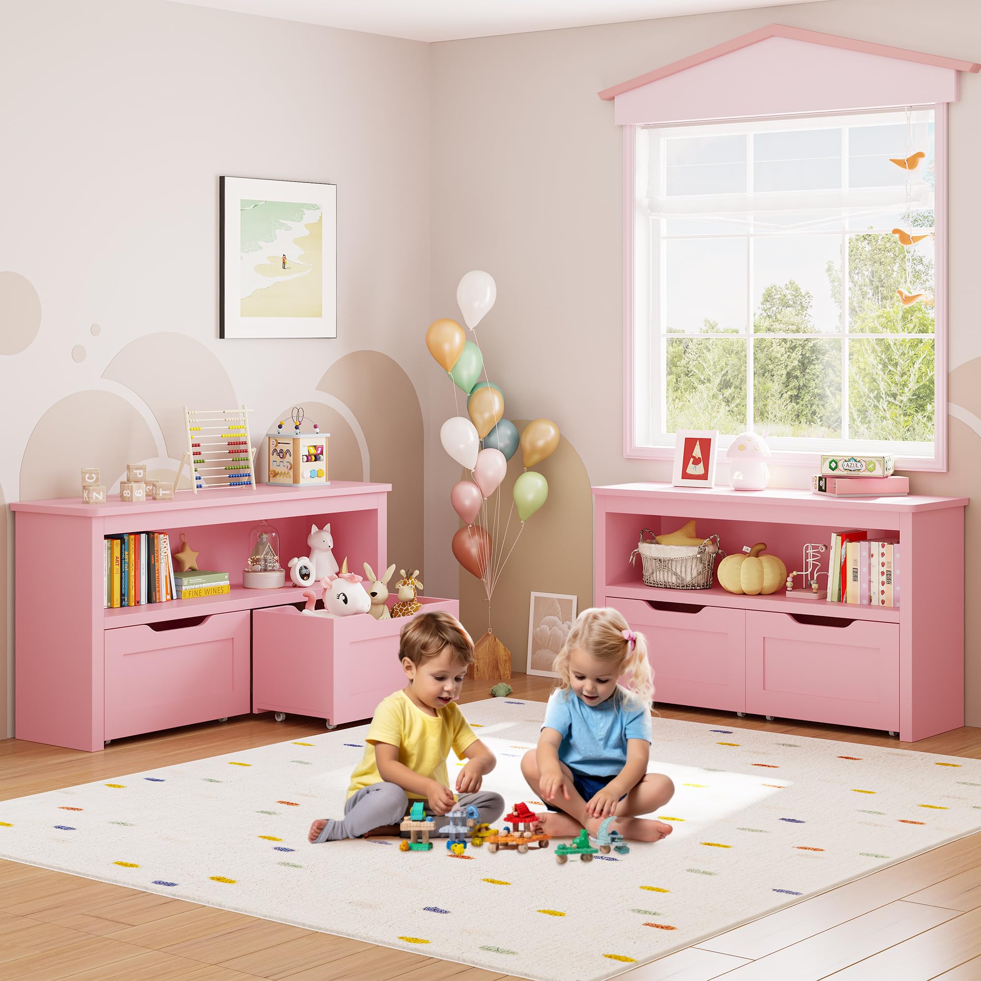 Toy Storage and Organizer for Boys and Girls, Toy Chest
