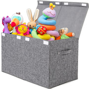 Large Toy Box Chest with Lid, Collapsible Sturdy Toy Storage Organize