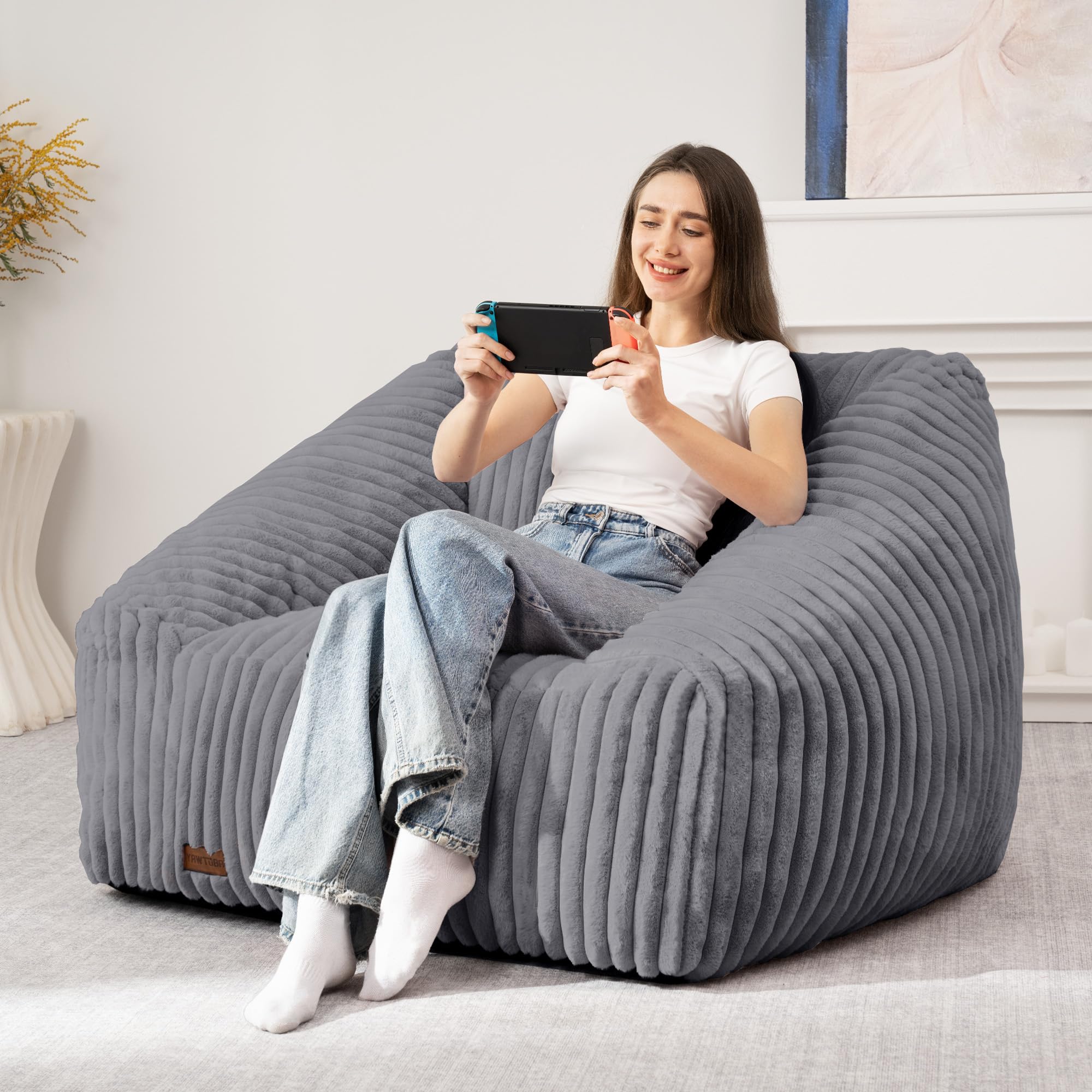 Bean Bag Chair, Giant Bean Bag Chairs for Adults and Kids, Bean Bag Sofa,