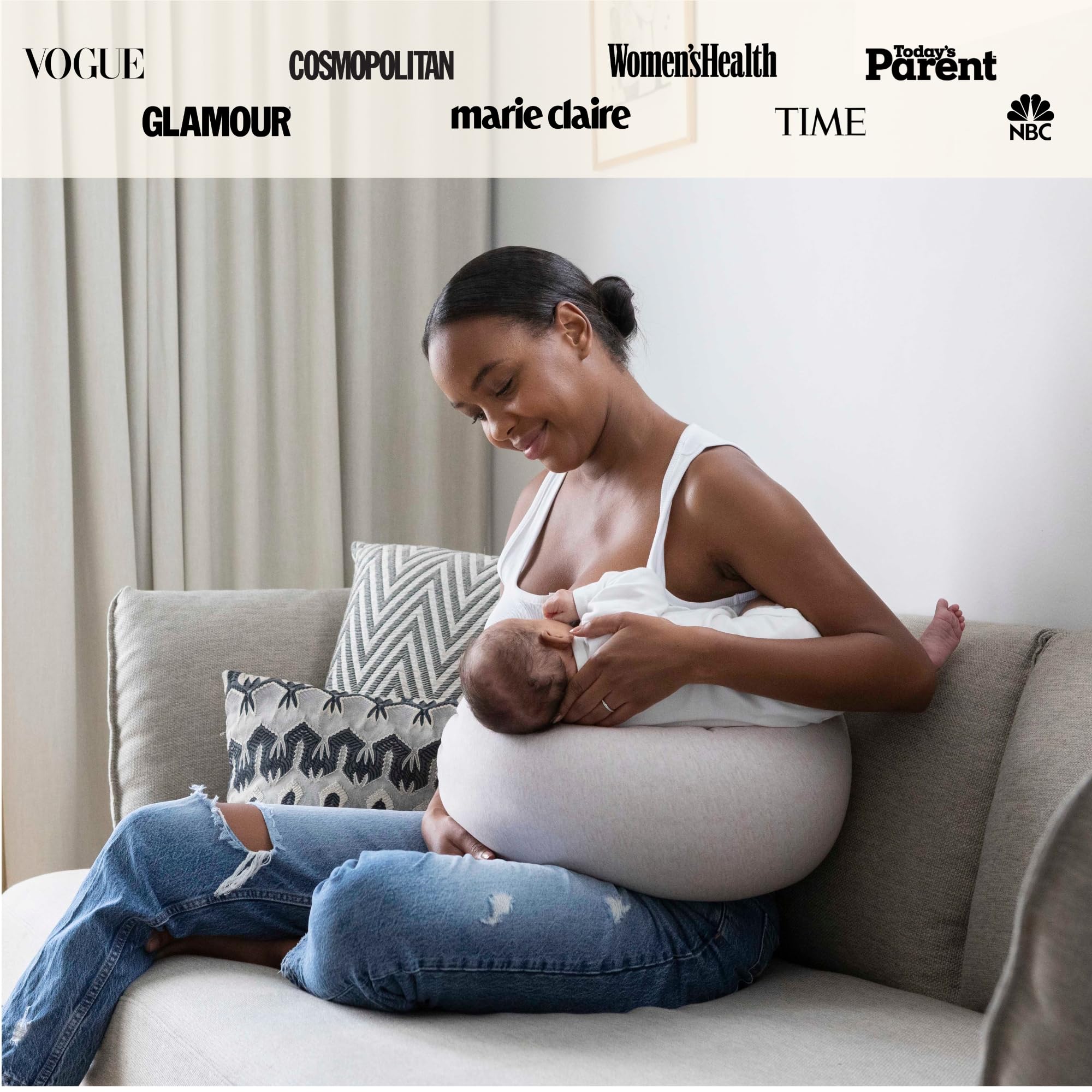 Adjustable Nursing Pillow - Breastfeeding, Bottle Feeding