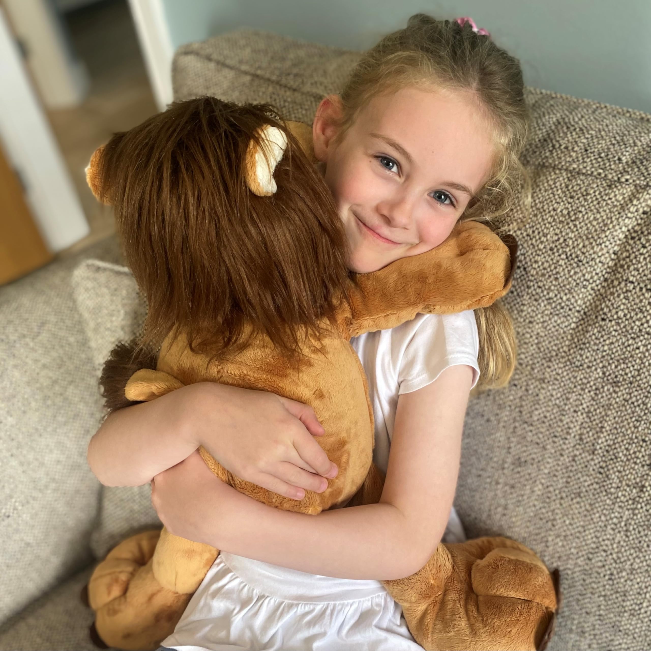 Billy The Brave Lion – 5lb Weighted Stuffed Animal | Sensory Plush for Calming