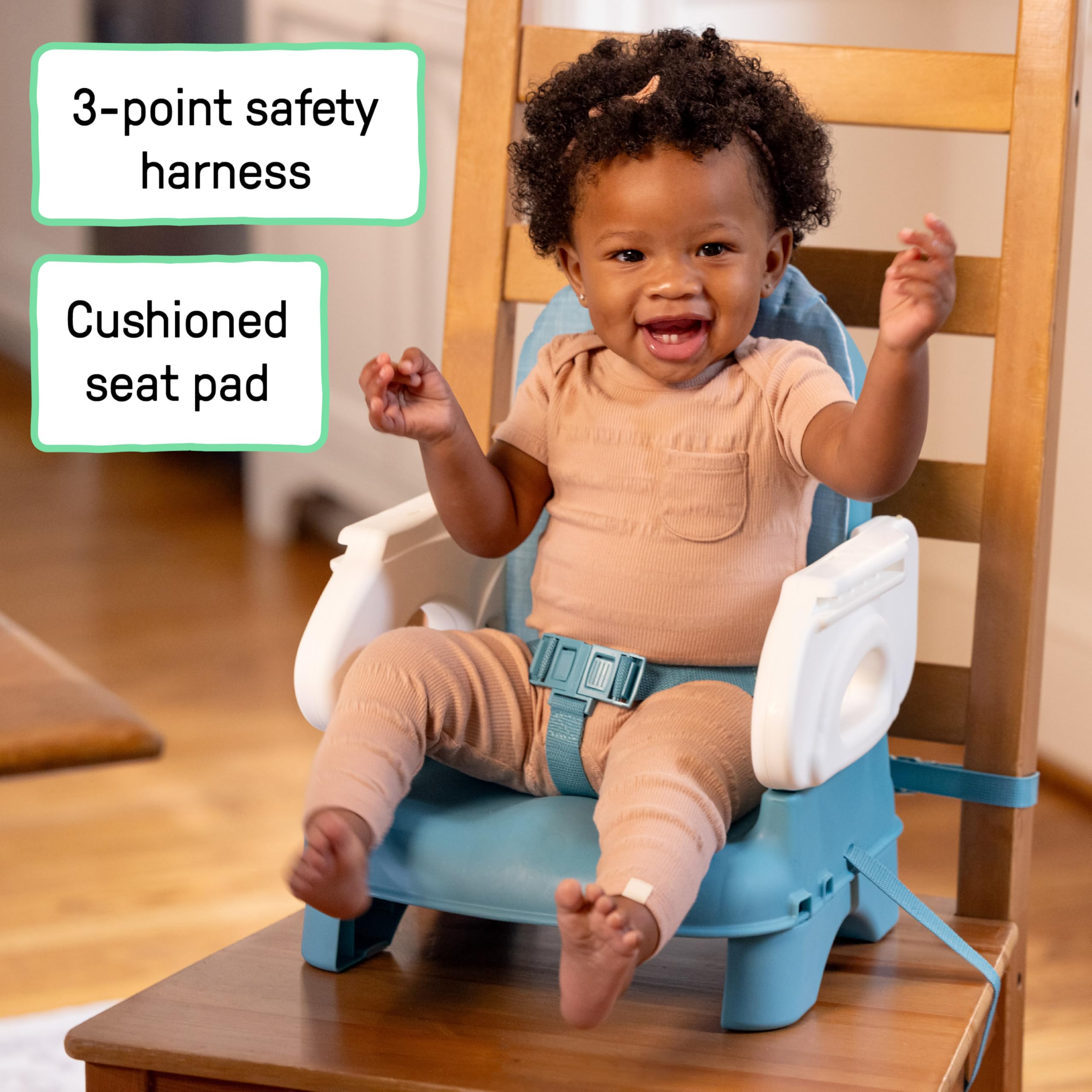 Century Dine On 4-in-1 High Chair, Grows with Child with 4 Modes, Metro