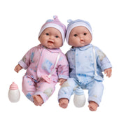 Twins 13" Realistic Soft Body Baby Dolls Berenguer Boutique | Twins Gift Set