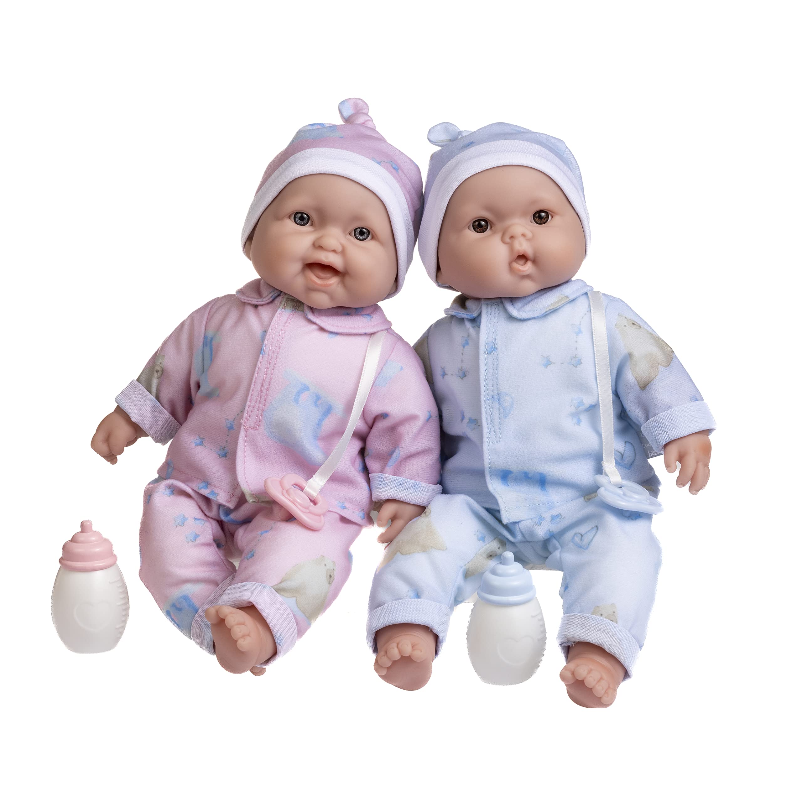 Twins 13" Realistic Soft Body Baby Dolls Berenguer Boutique | Twins Gift Set