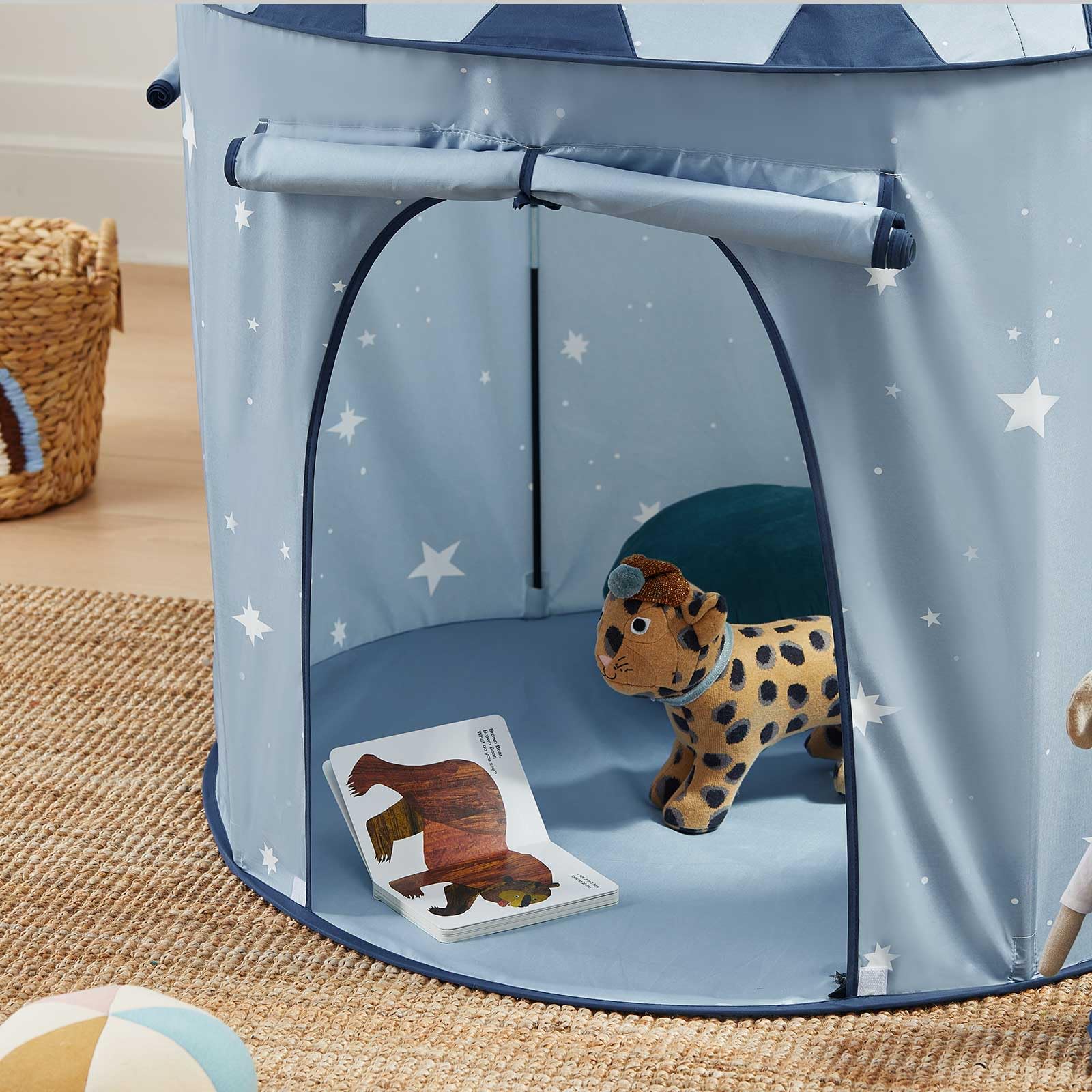 Pop-Up Kids Play Tent with Starry Sky Design