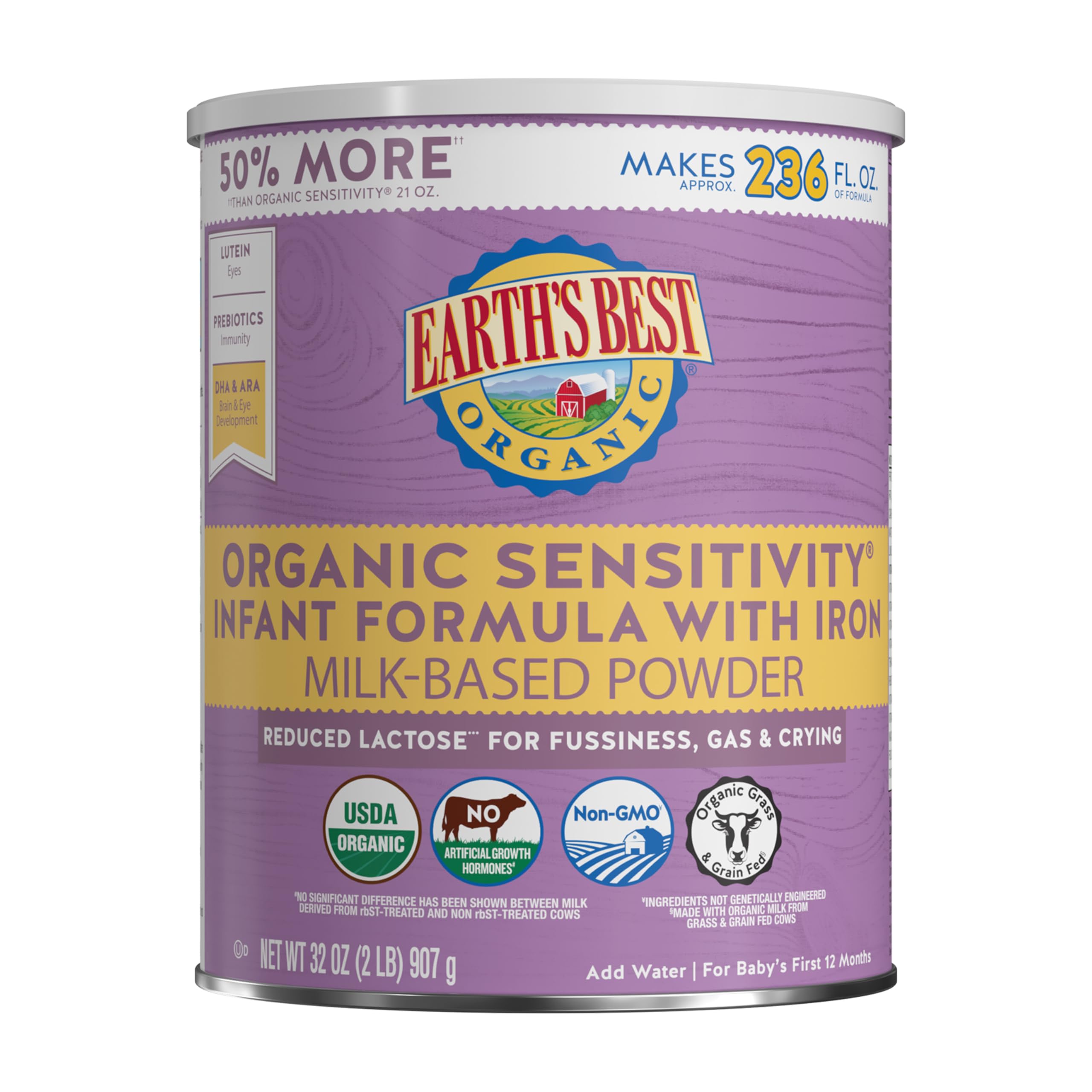 Organic Sensitivity Infant Formula for Babies 0-12 Months