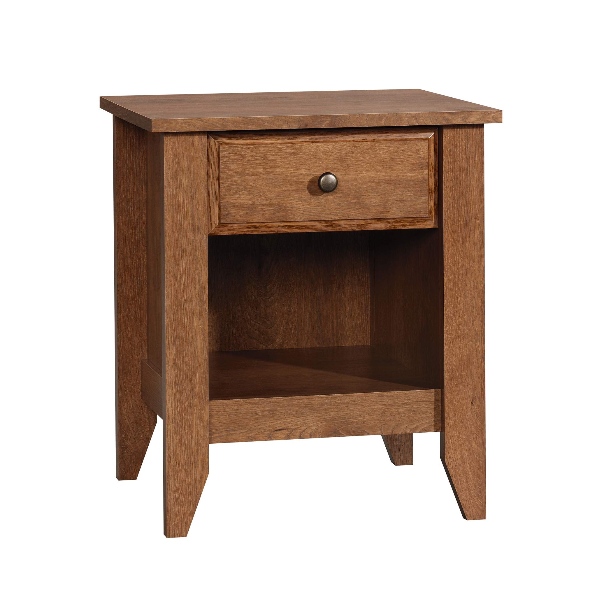 Nightstand with Drawer and Shelf