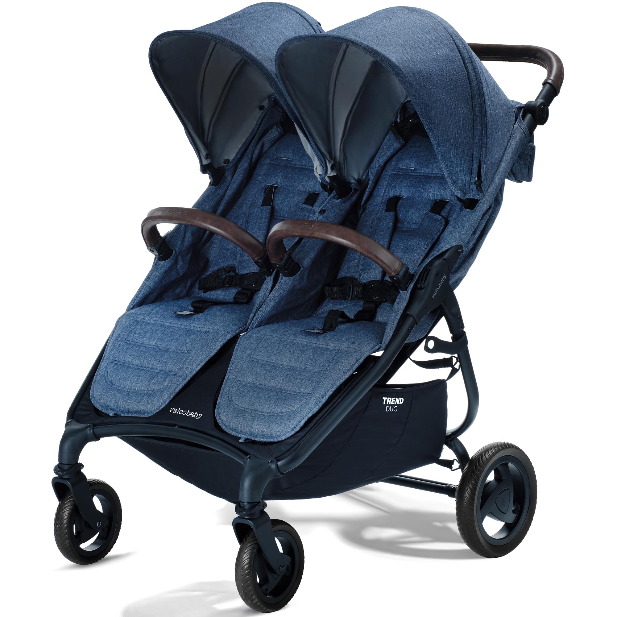 Trend Duo Light Weight Side by Side Double Stroller 2025 (Denim Blue)