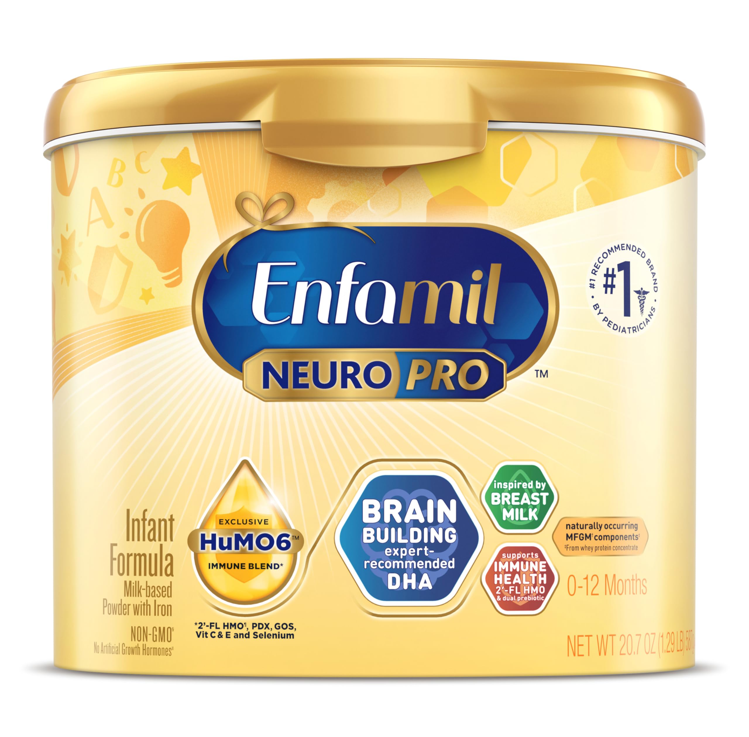 NeuroPro Baby Formula, MFGM* 5-Year Benefit