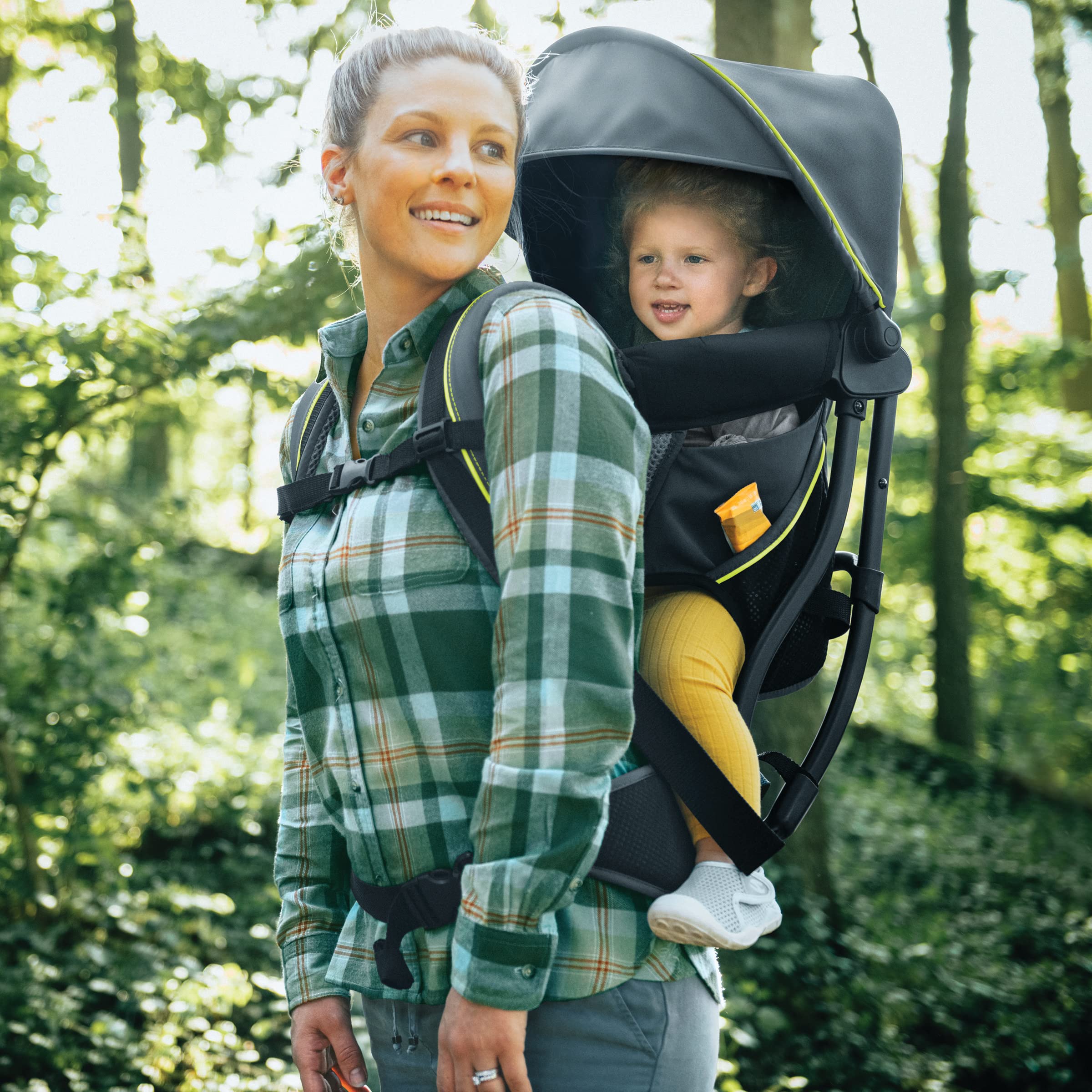 SmartSupport Aluminum Frame Backpack Carrier, Lightweight Baby Backpack Carrier