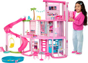 DreamHouse, Doll House Playset with 75+ Pieces Including Toy Furniture & 3-Story Pool