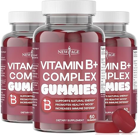 Vitamin B Complex Gummies with Vitamin B3, B6, & B12 – with Biotin