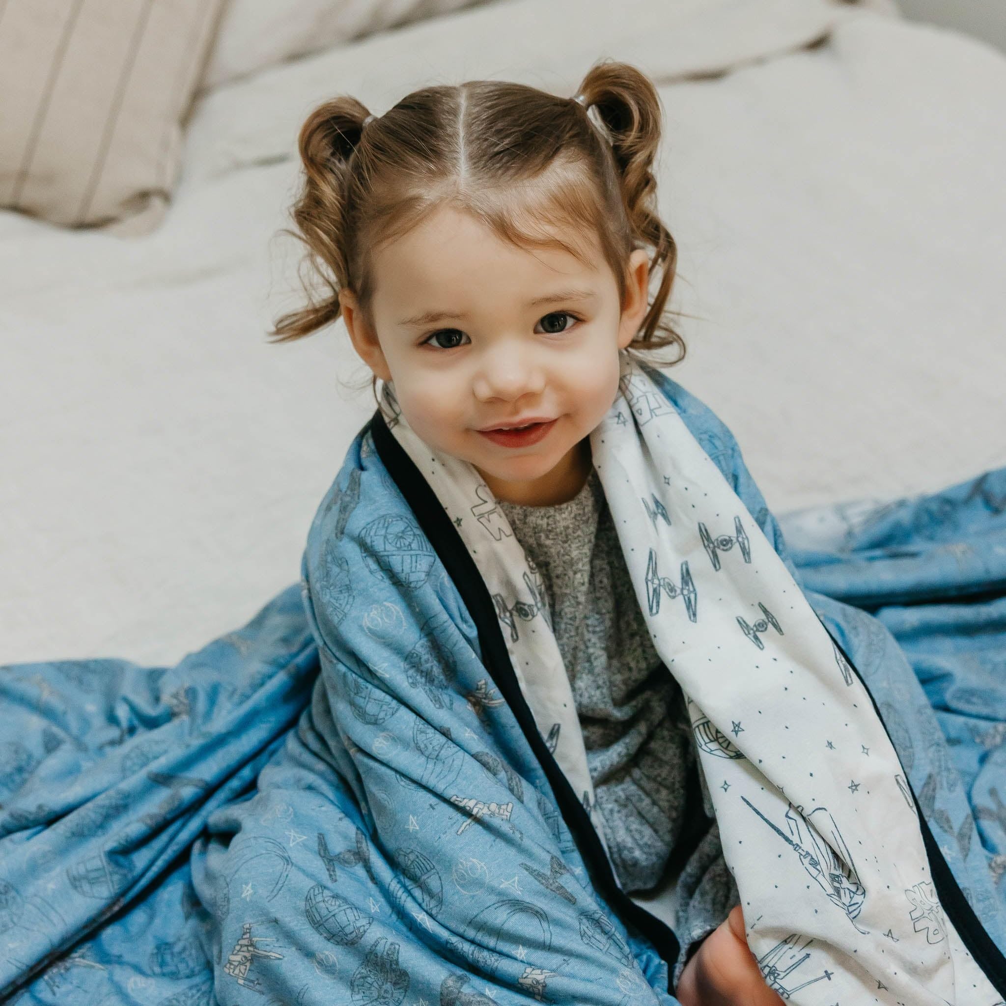 Premium Knit 3-Layer Stretchy Throw Blanket