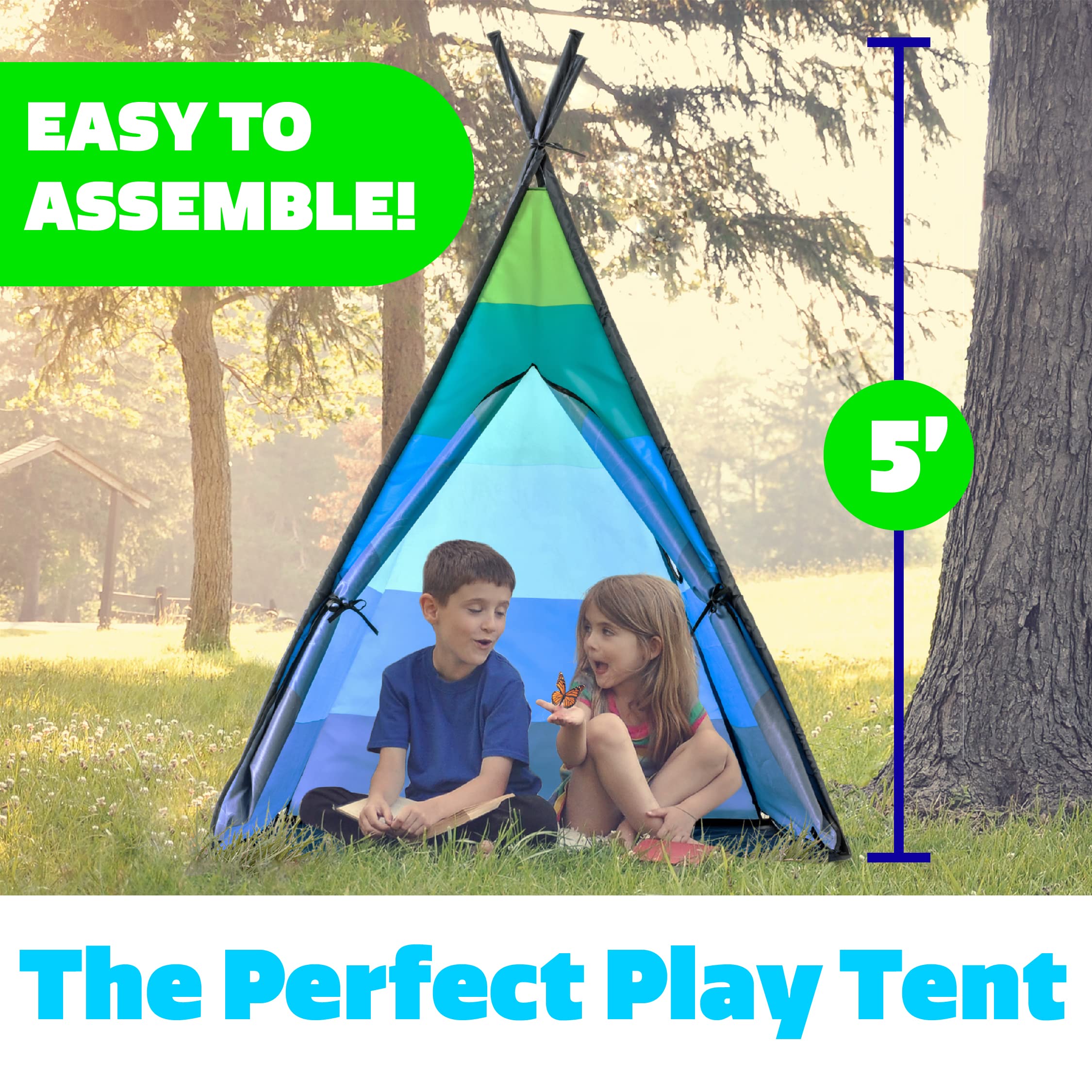 Kids Indoor Teepee Play Tent