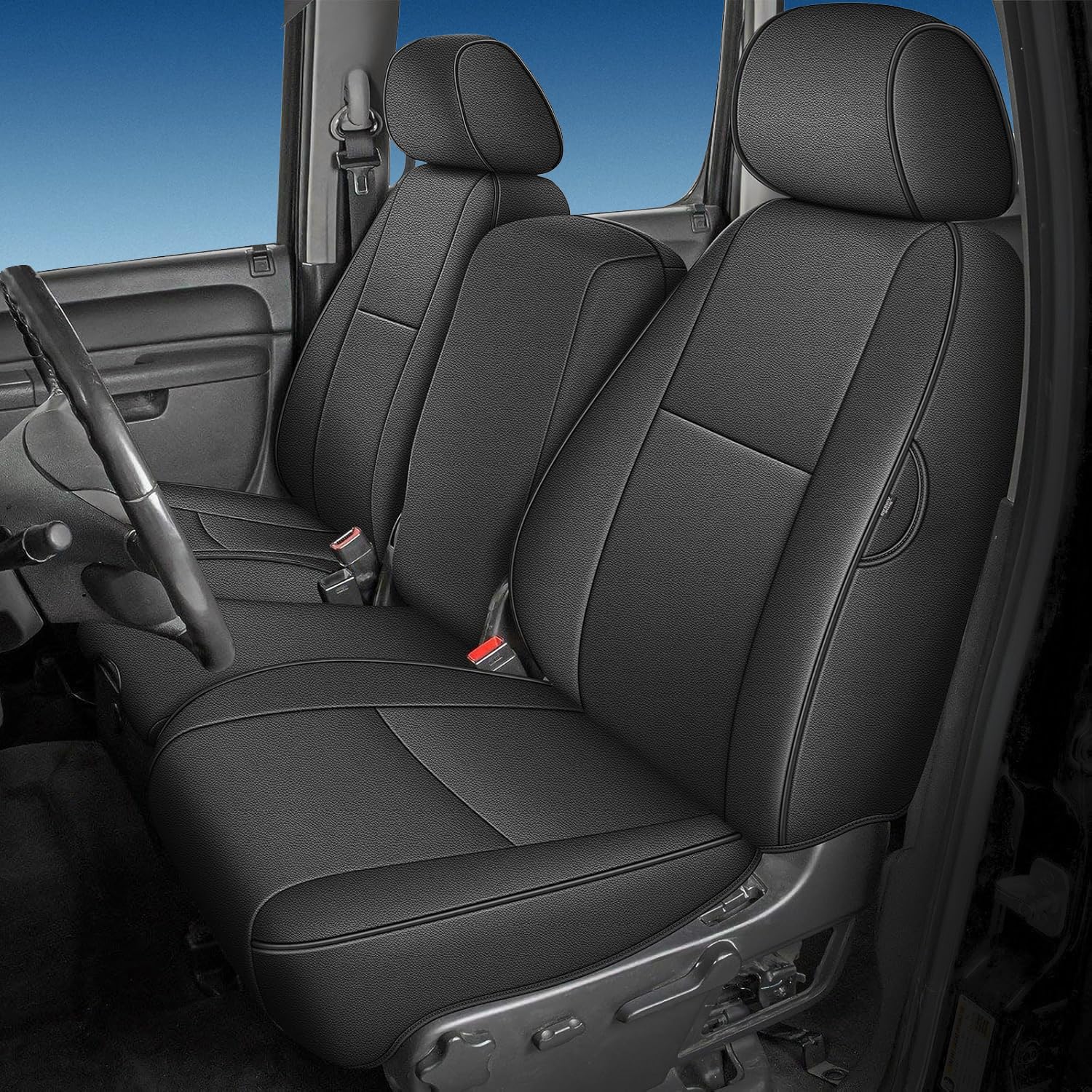 Seat Covers for Chevy Silverado GMC Sierra 1500 2007-2013 Crew Cab 2500HD