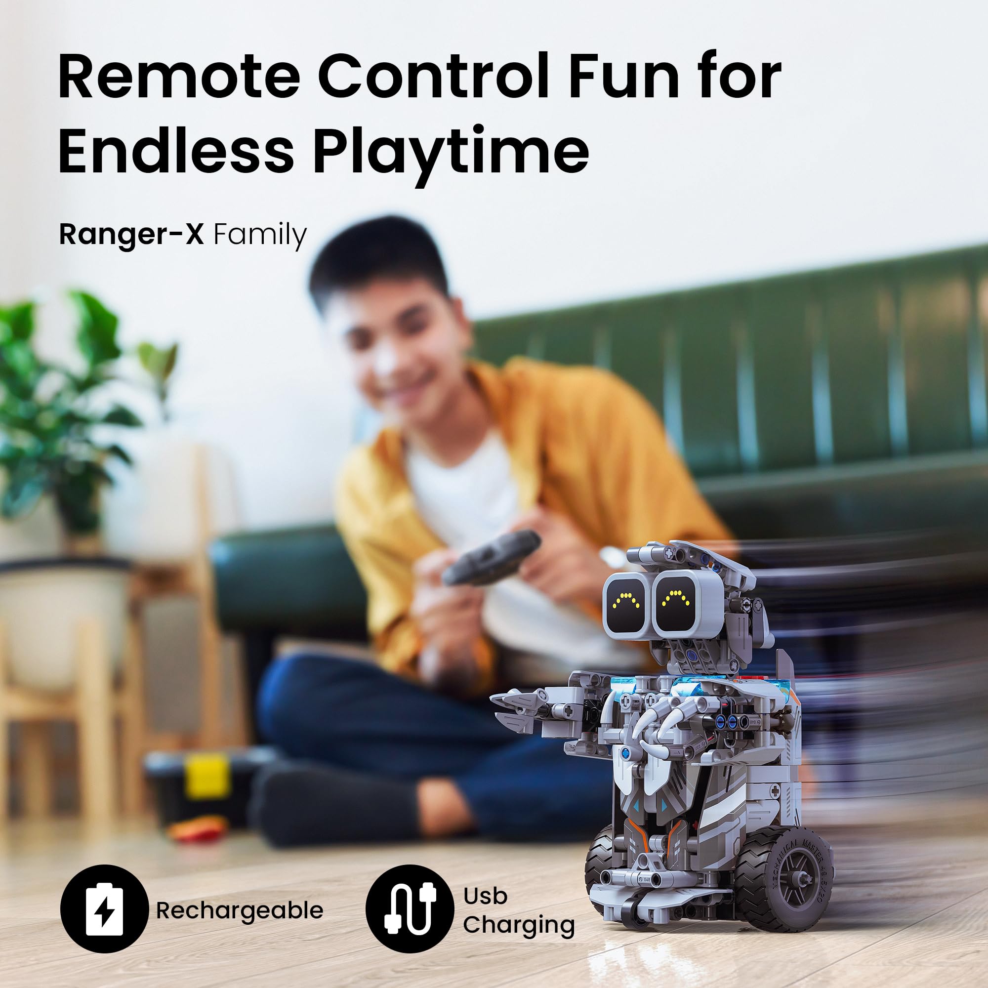 Building Robot Dinosaur Kit with Remote Control Christmas Stem Gifts