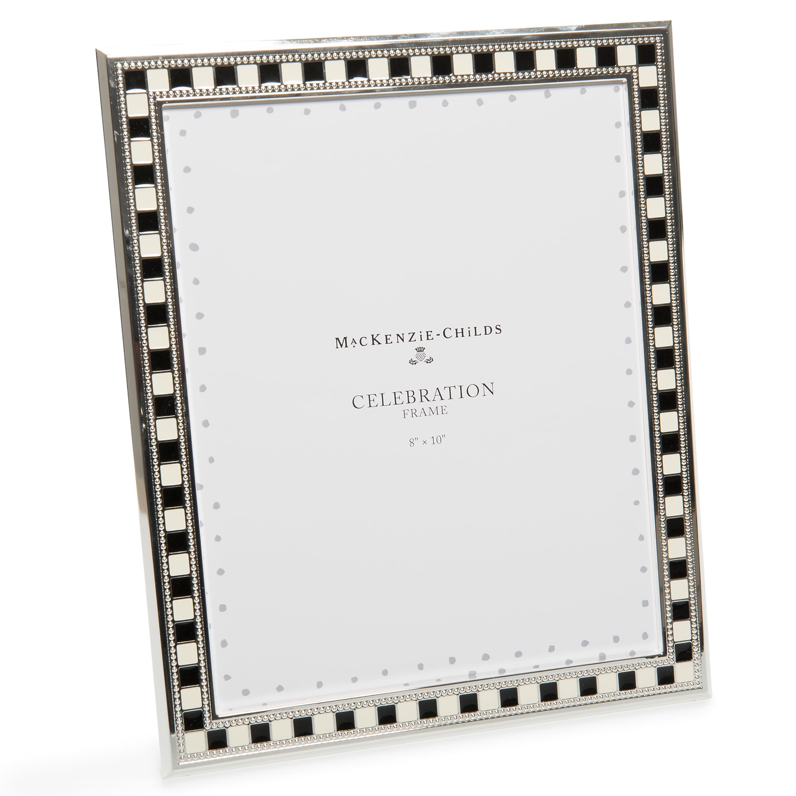 Decorative Picture Frame, Standing Picture Frame, 8" x 10", Black-and-White Celebrate