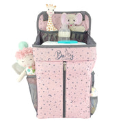Hanging Diaper Caddy - Baby Diaper Organizer for Changing Table