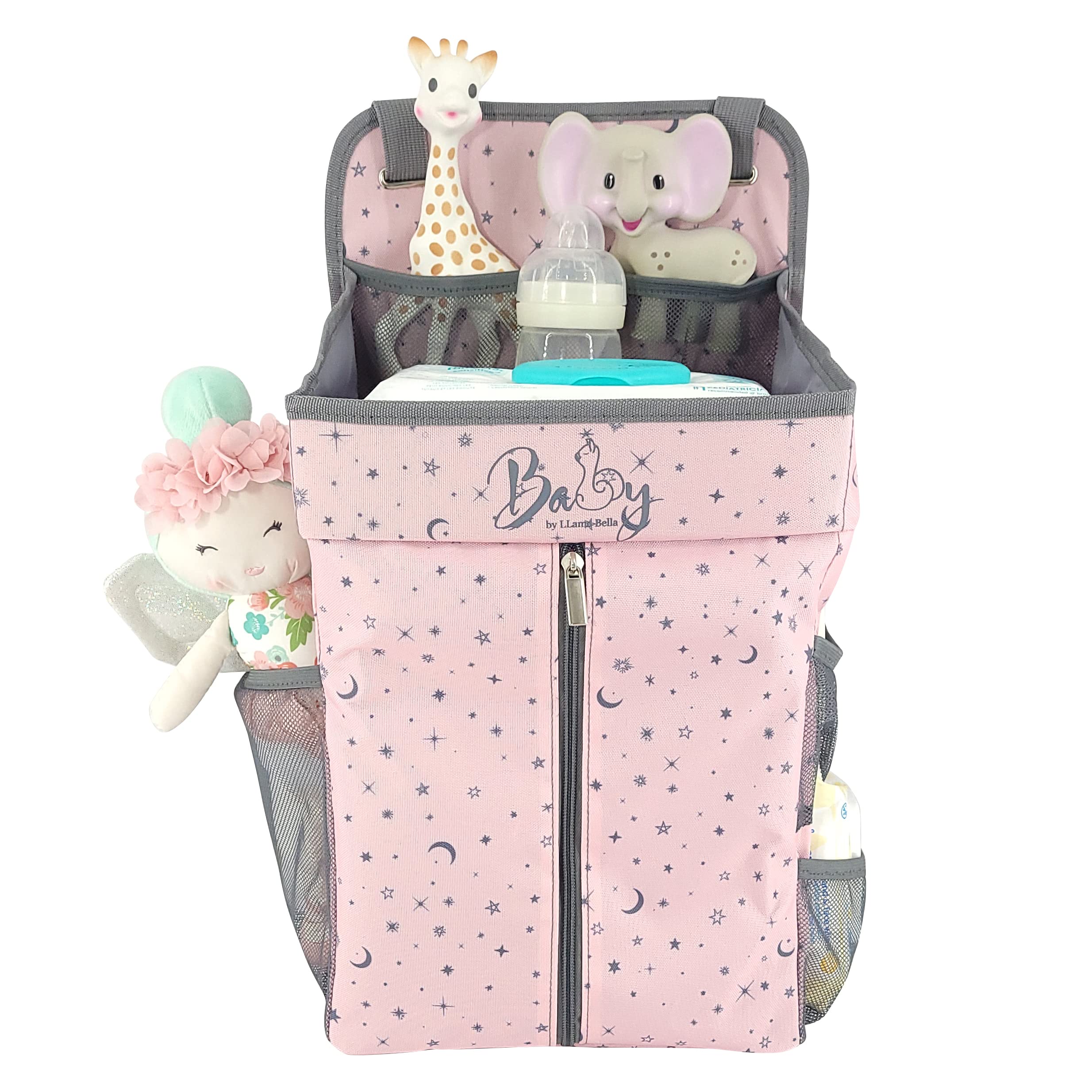 Hanging Diaper Caddy - Baby Diaper Organizer for Changing Table
