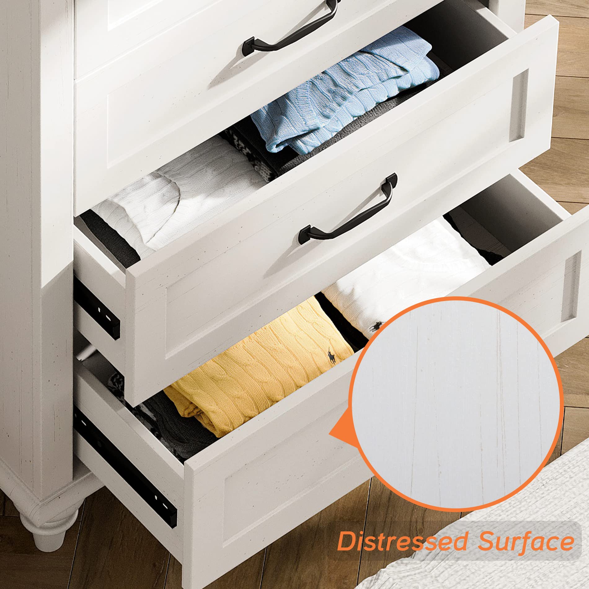 Dresser Set for Bedroom with 6 and 5 Drawer Storage Organizer