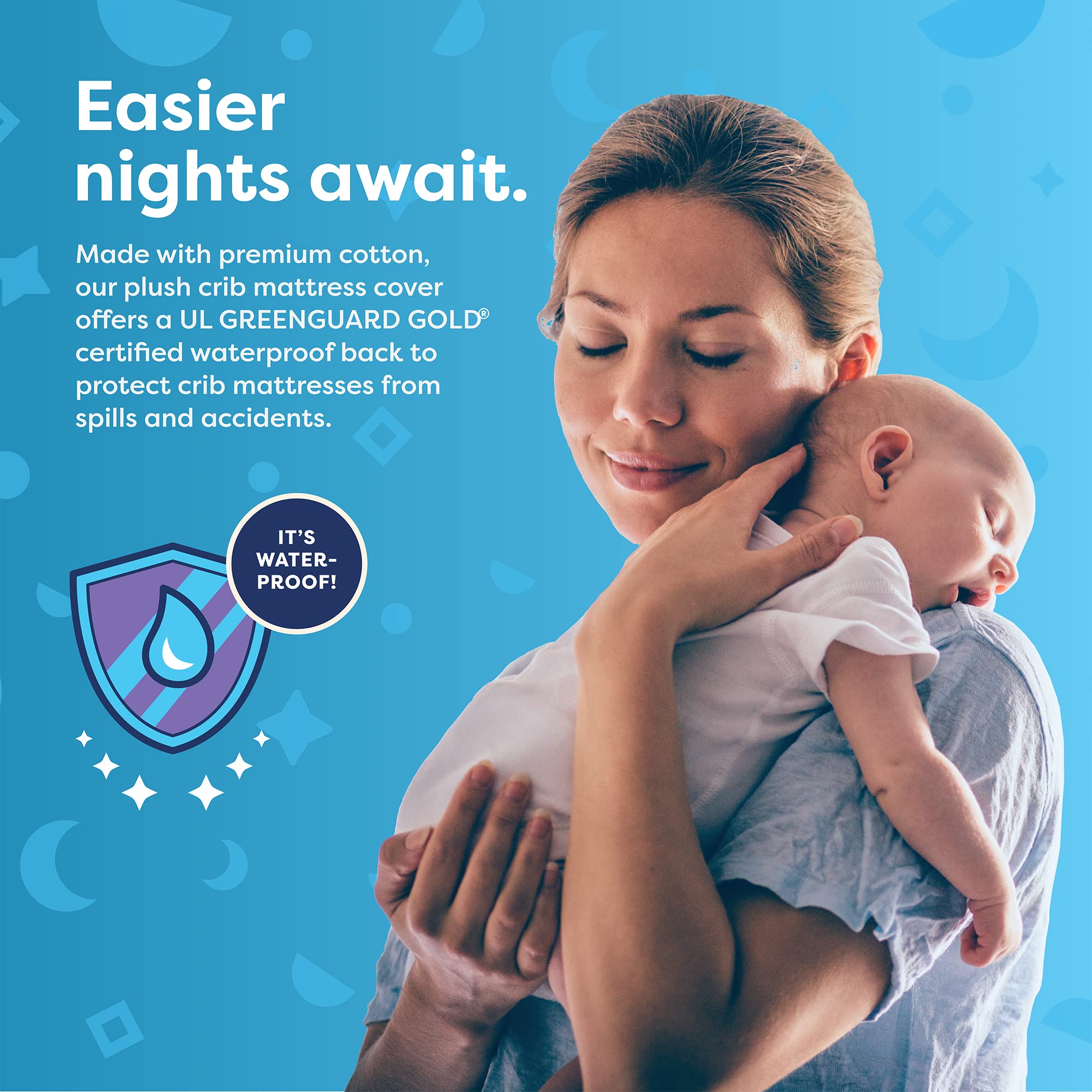 Hypoallergenic Waterproof Crib Mattress Cover