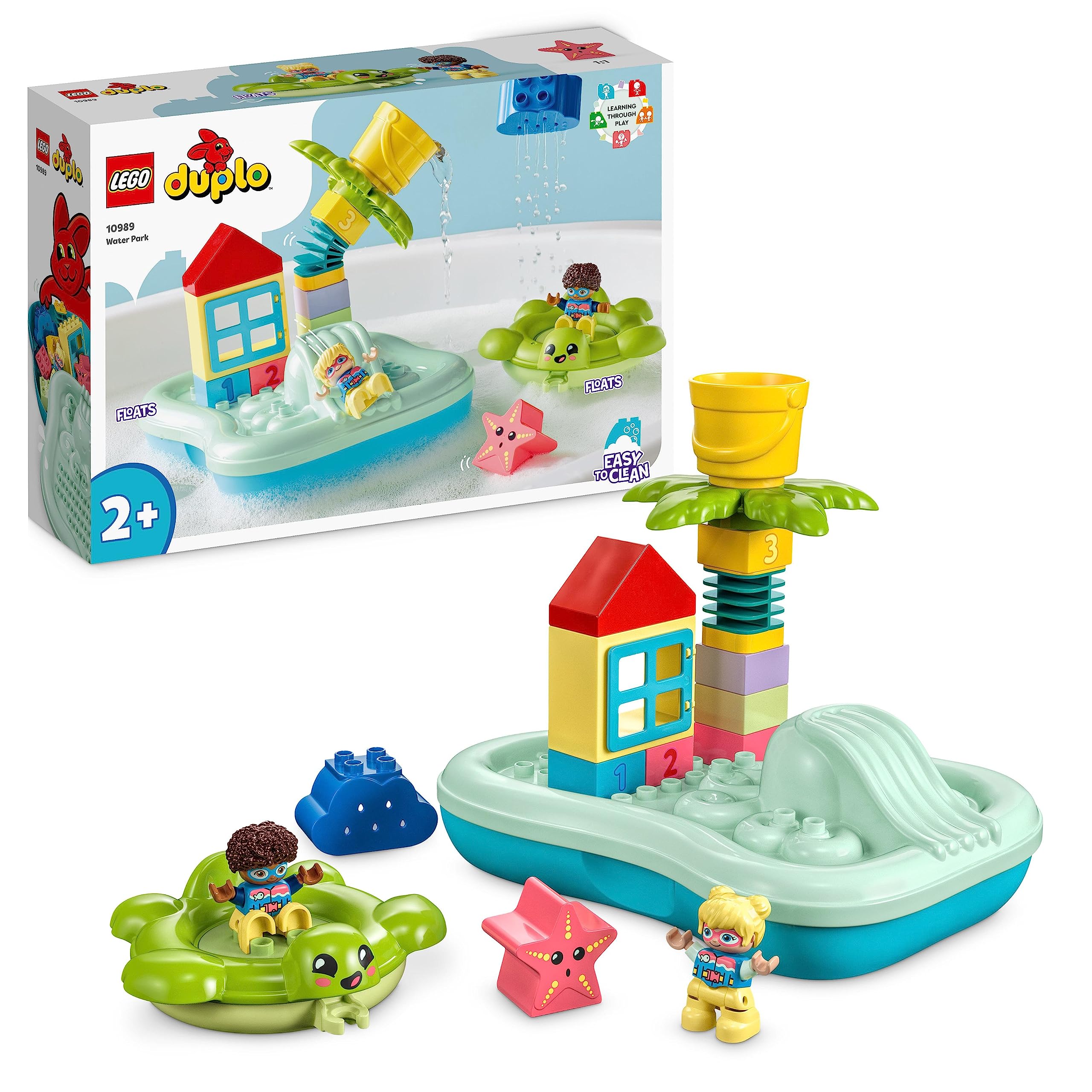 DUPLO Water Park, Bath Toys for 2 Year Old and Toddlers with Floating