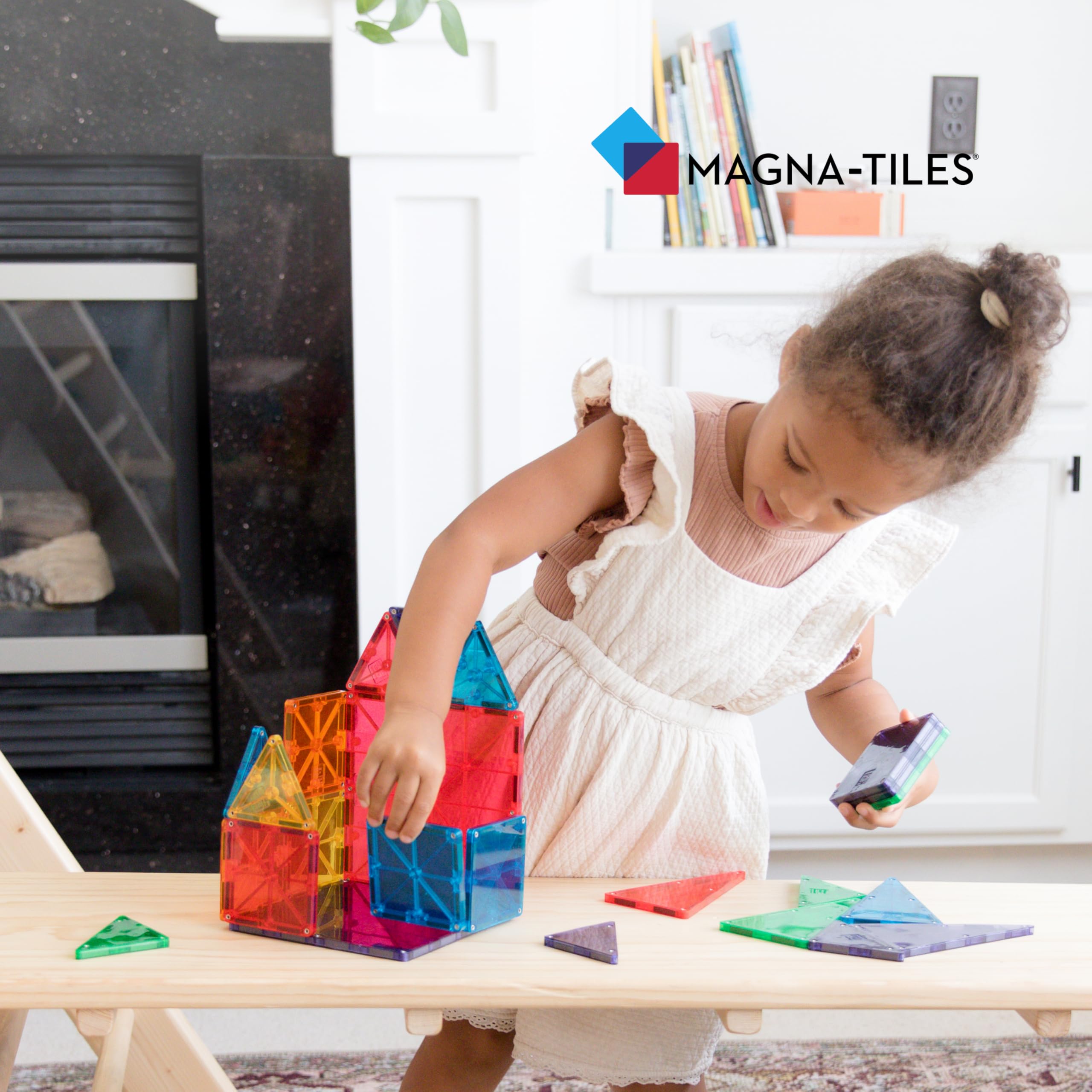Classic 32-Piece Magnetic Construction Set, The ORIGINAL Magnetic Building Brand