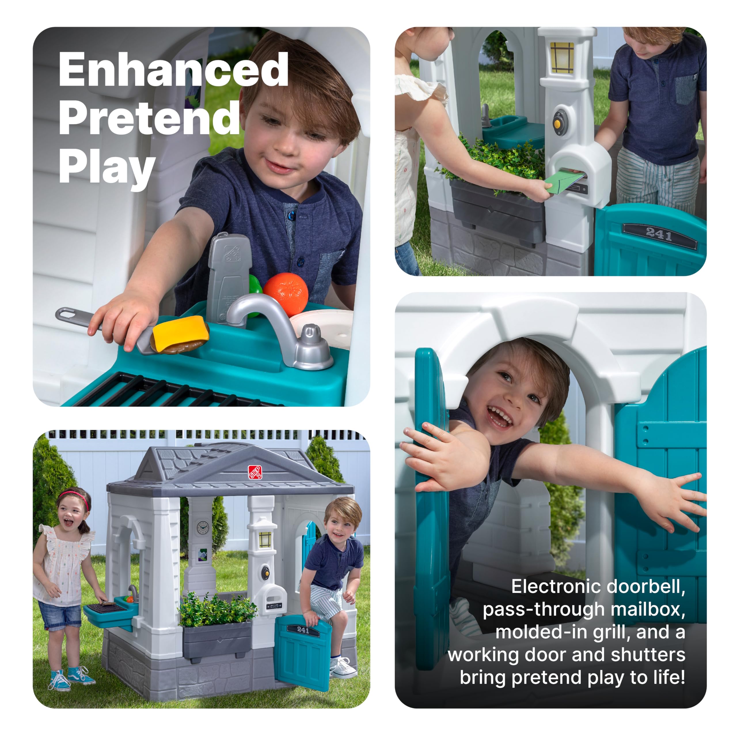 Interactive Toddler Playhouse with Sounds for Indoor and Outdoor Use