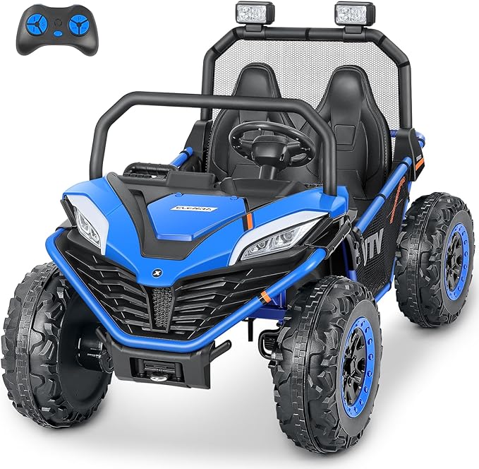 24V 2 Seater Ride on Car for Kids,10AH 4WD Powered Ride on Toy for Big Kids