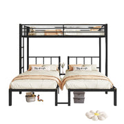 Heavy Duty Triple Bunk Beds for Kids, Twin Over Twin Over Twin Bunk Bed