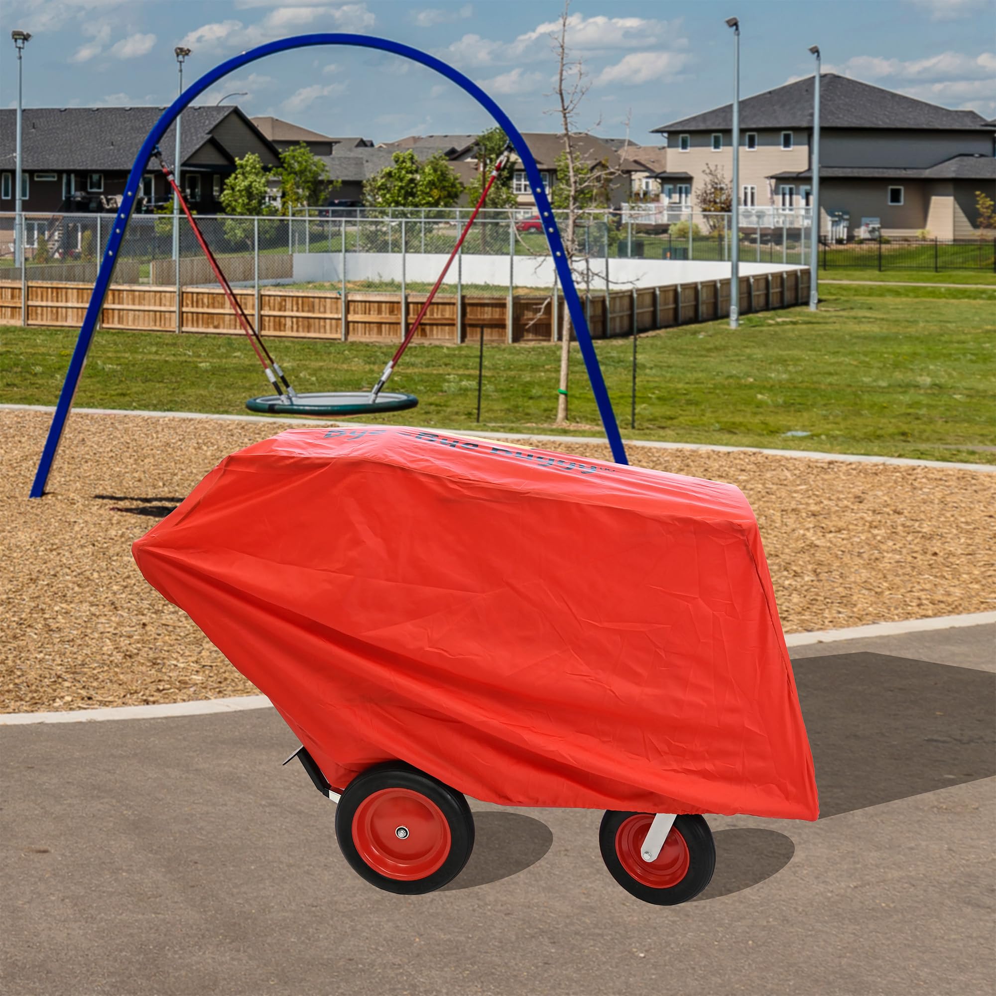 Bye Bye Buggy Tarp, Protective Fitted Cover for Commercial Daycare and Preschool Strollers