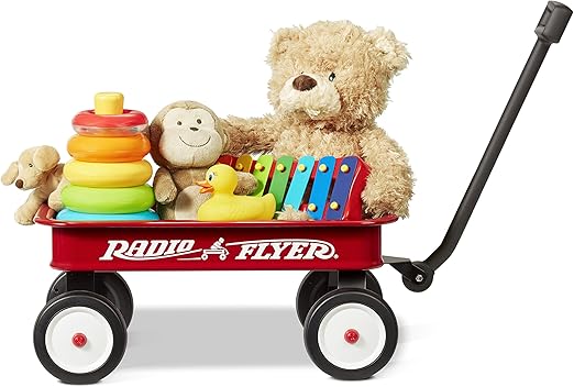 12.5 Inch Kids Wagon, Toy Wagon for Kids, Rolling Cart