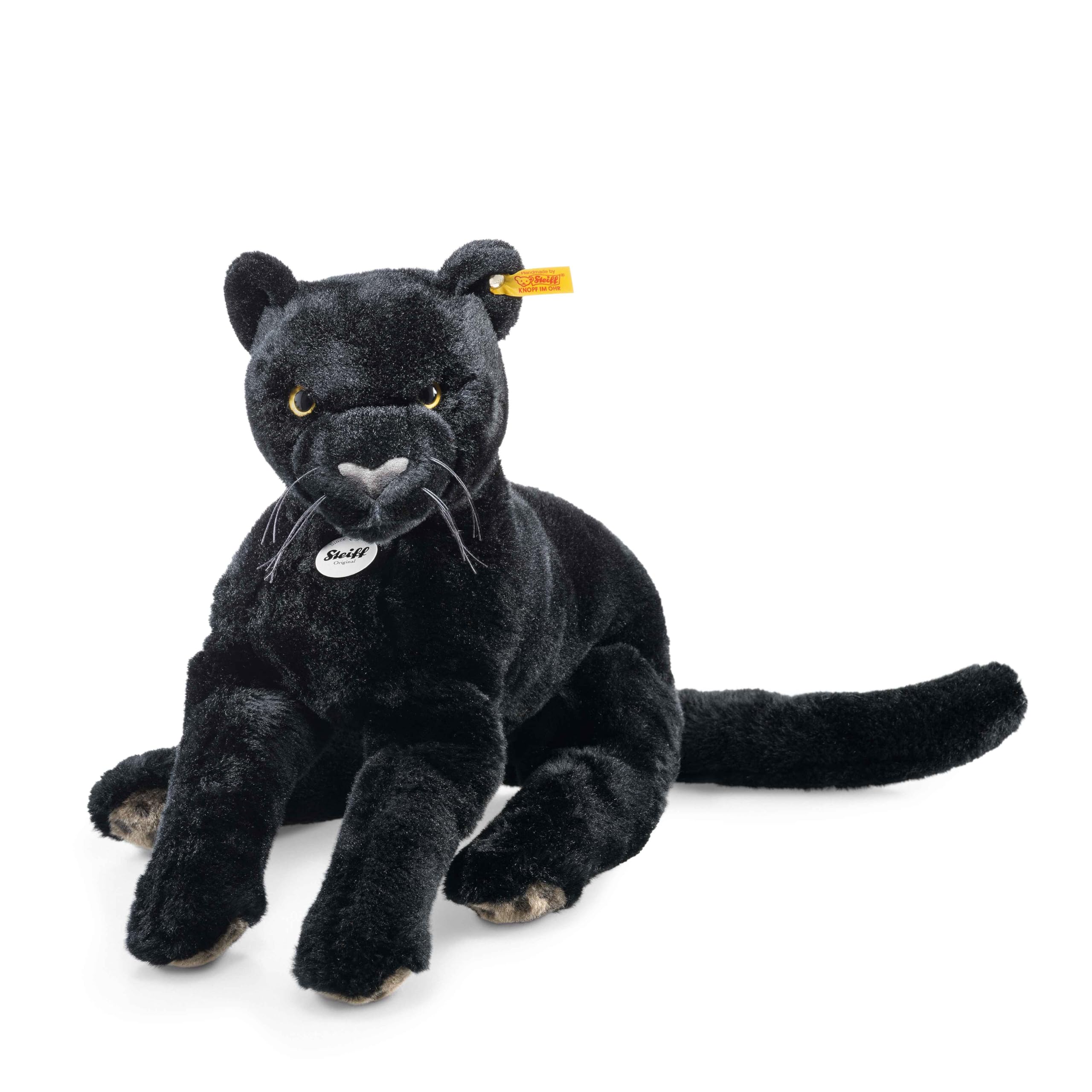 Nero Panther Plush Animal Toy, Black 16 inches