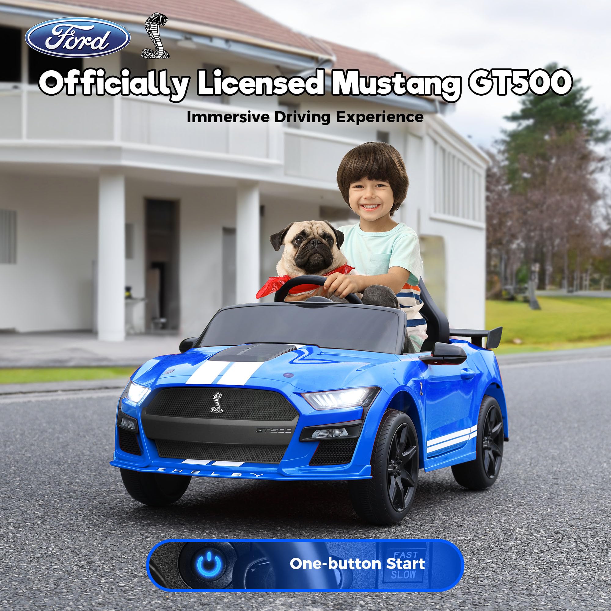 12V Electric Ride-On Car for Kids with Remote Control