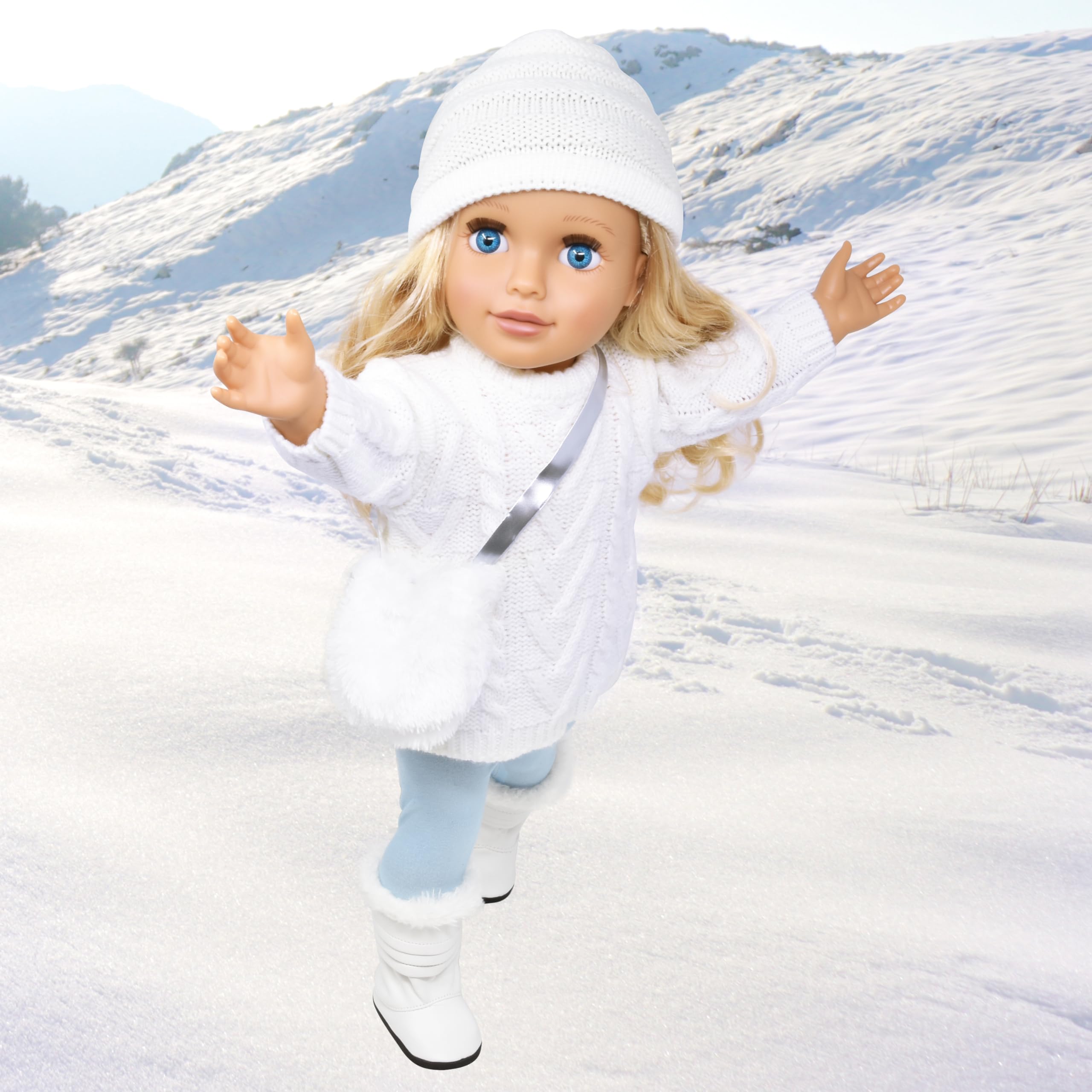 18 Inch Girl Doll with Clothes Set in Gift Box, Fashion Princess Doll