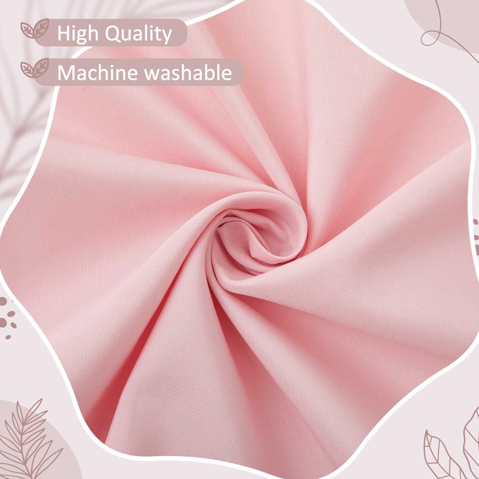 Hahafelt Scalloped Crib Skirt 28"x 52" with Drop Pleated Dust Ruffle with Split Corners for Baby Boys Girls Soft 4-Sided Crib Bed Skirt Nursery Standard Toddler Bedding (14" Drop,Pink)